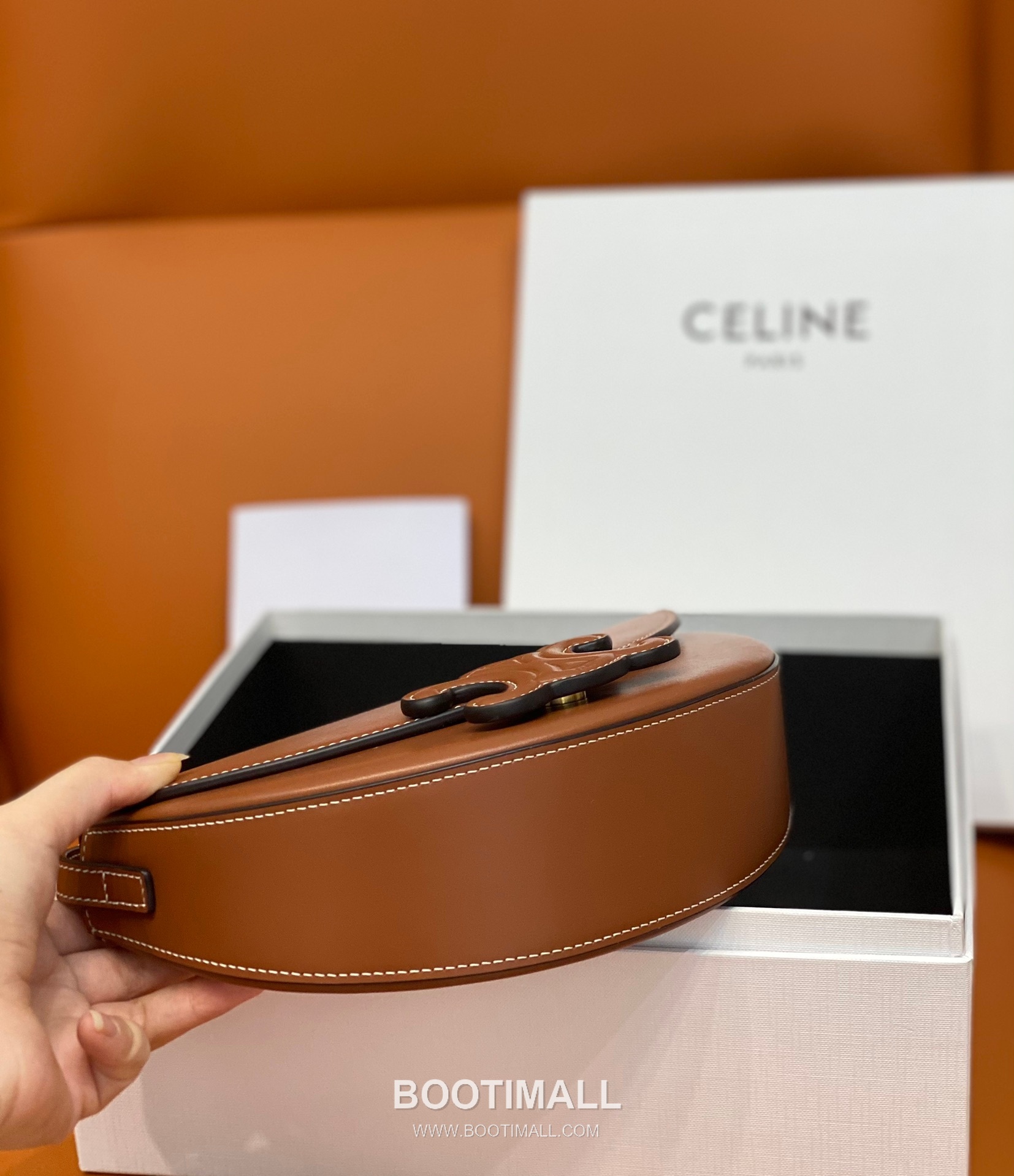 Celine Besace Triomphe Smooth Calfskin Shoulder Bag 111233 셀린느 베사체 트리옴프 스무스 카프스킨 숄더 크로스백 23cm 7