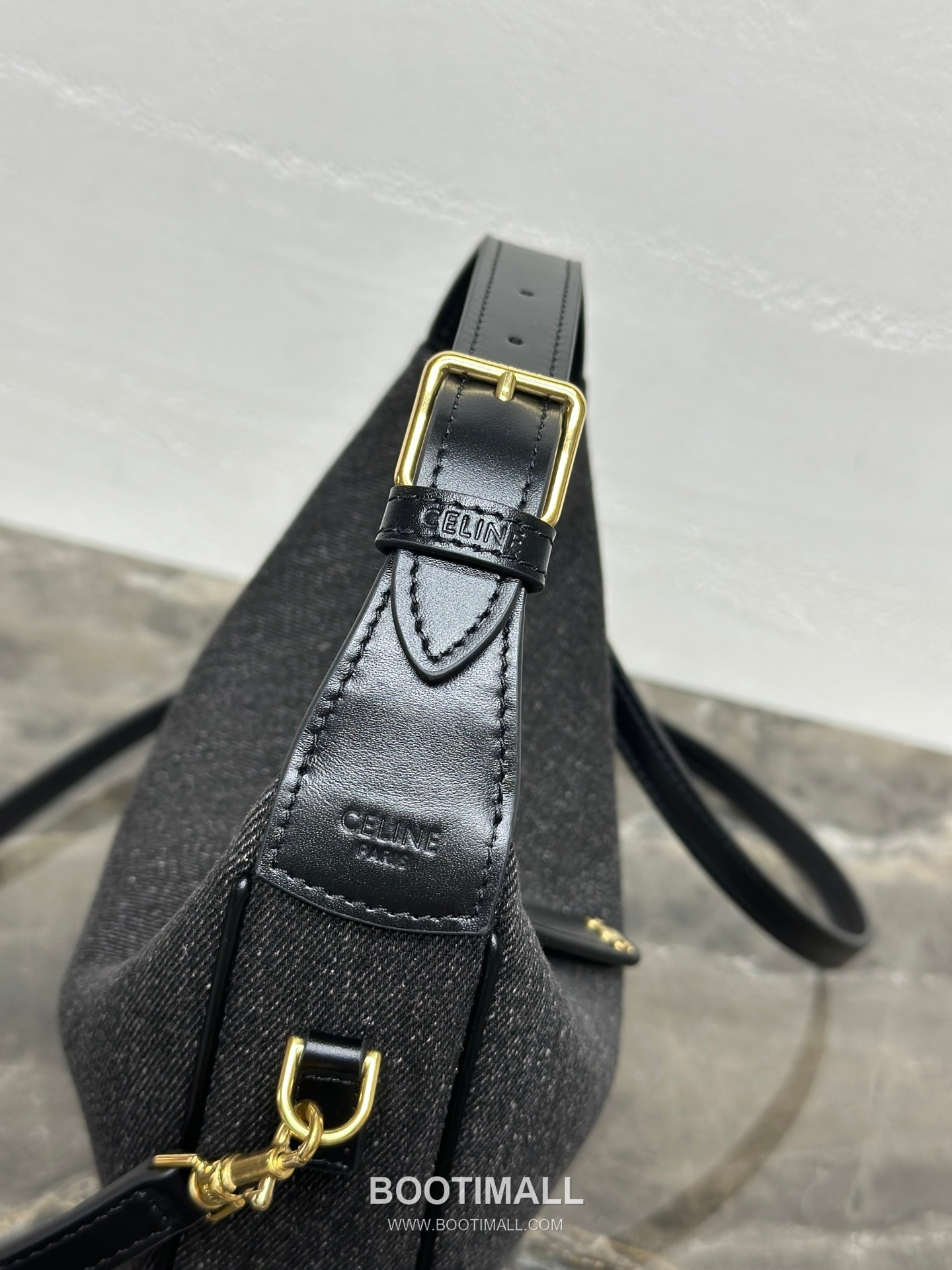 Celine Teen Lulu Denim Calfskin Leather Top Handle Shoulder Bag 120723 셀린느 틴 룰루 데님 카프스킨 탑핸들 숄더 크로스백 24cm 13