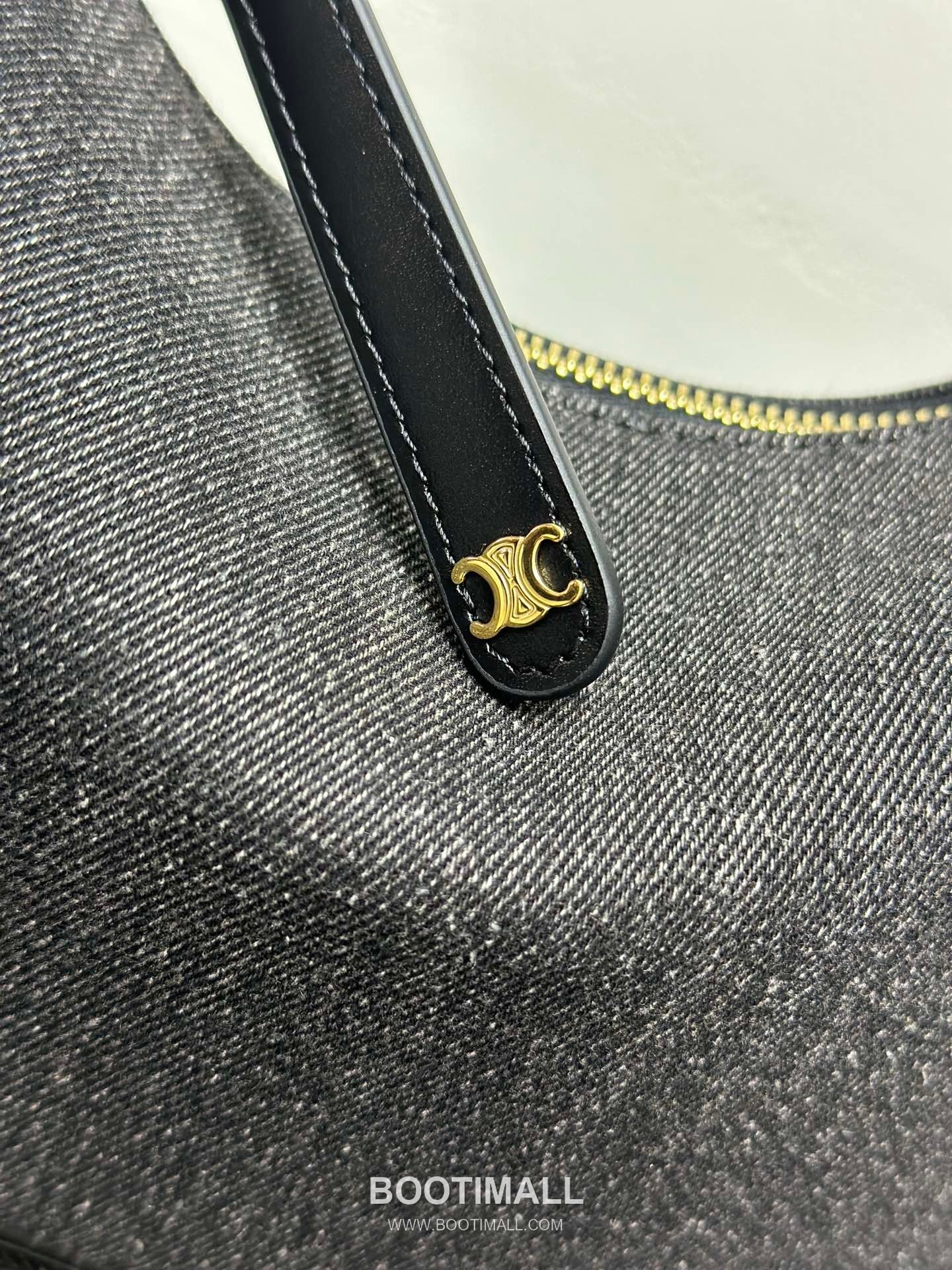 Celine Teen Lulu Denim Calfskin Leather Top Handle Shoulder Bag 120723 셀린느 틴 룰루 데님 카프스킨 탑핸들 숄더 크로스백 24cm 15