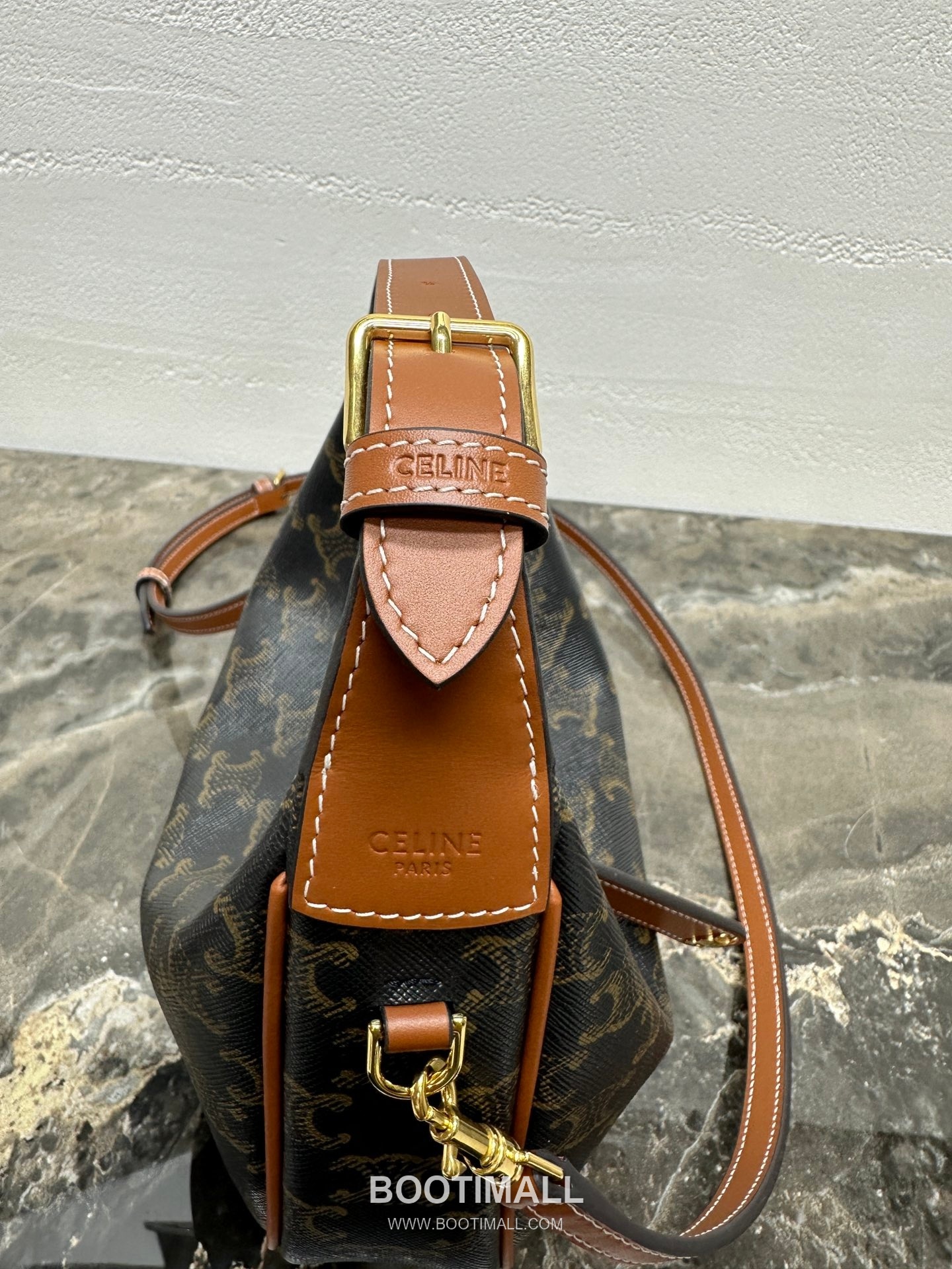 Celine Teen Lulu Denim Calfskin Leather Top Handle Shoulder Bag 120723 셀린느 틴 룰루 데님 카프스킨 탑핸들 숄더 크로스백 24cm 6