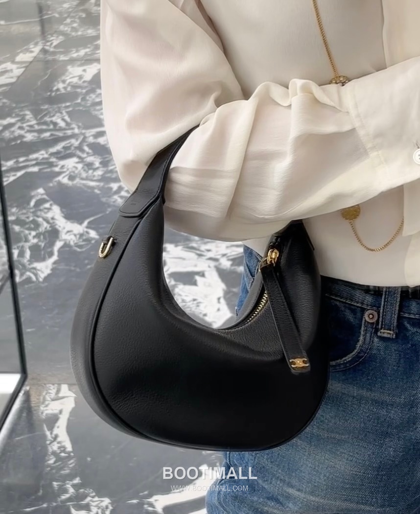 Celine Teen Lulu Grained Calfskin Leather Top Handle Shoulder Bag 120723 셀린느 틴 룰루 그레인 카프스킨 탑핸들 숄더 크로스백 24cm 2