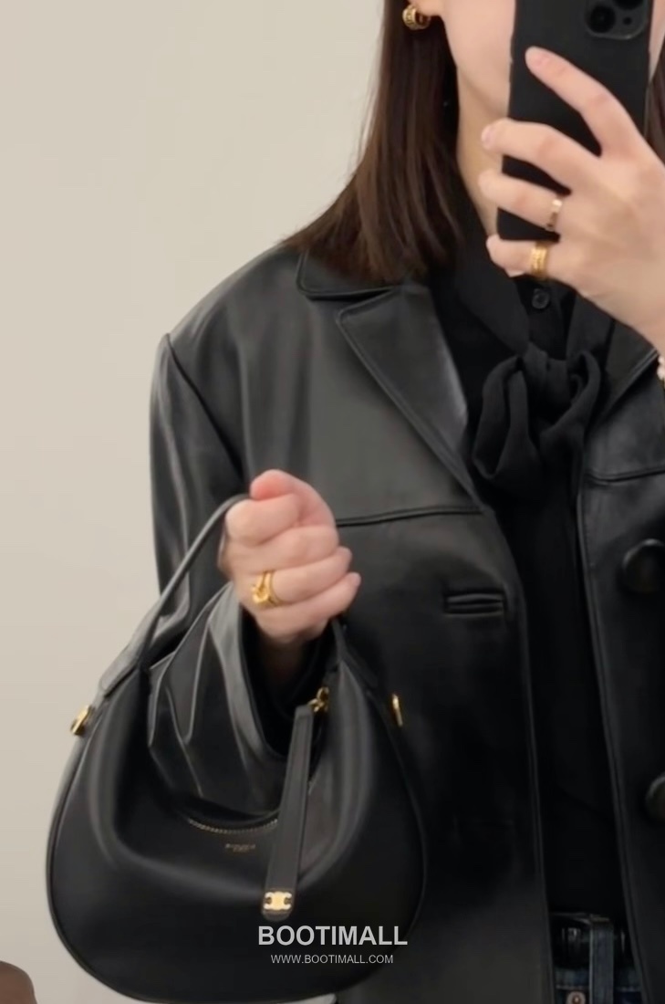 Celine Teen Lulu Grained Calfskin Leather Top Handle Shoulder Bag 120723 셀린느 틴 룰루 그레인 카프스킨 탑핸들 숄더 크로스백 24cm 9