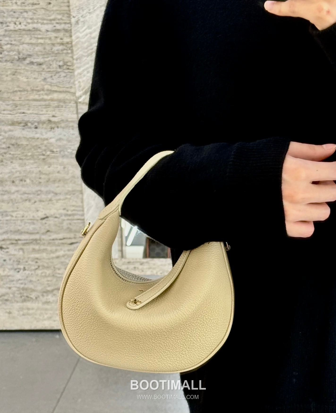 Celine Teen Lulu Grained Calfskin Leather Top Handle Shoulder Bag 120723 셀린느 틴 룰루 그레인 카프스킨 탑핸들 숄더 크로스백 24cm 5