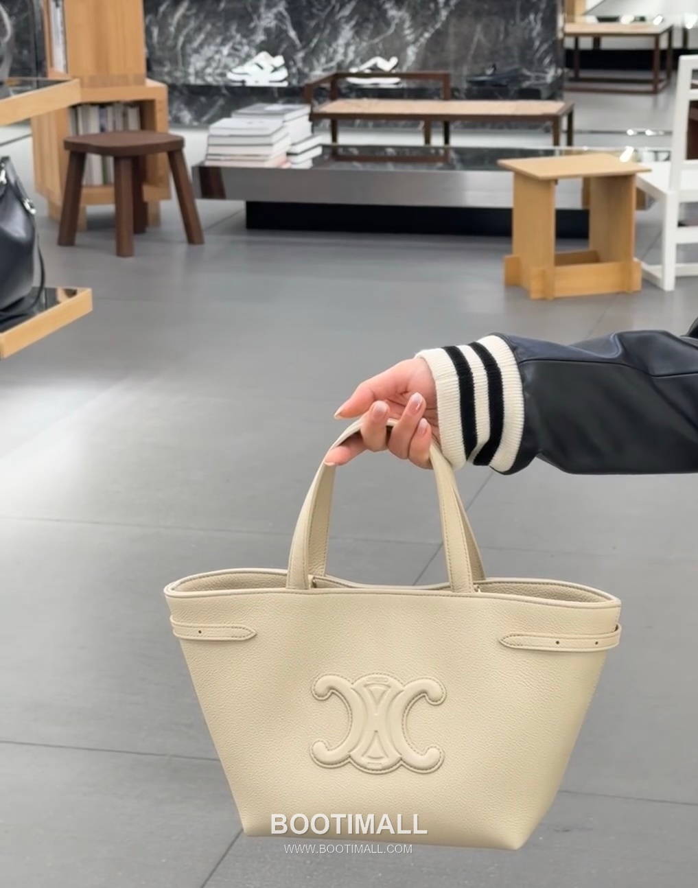 Celine Cabas Anais Grained Calfskin Mini Tote Bag 118613 셀린느 카바스 아나이스 그레인 카프스킨 미니 토트 크로스백 21cm 2