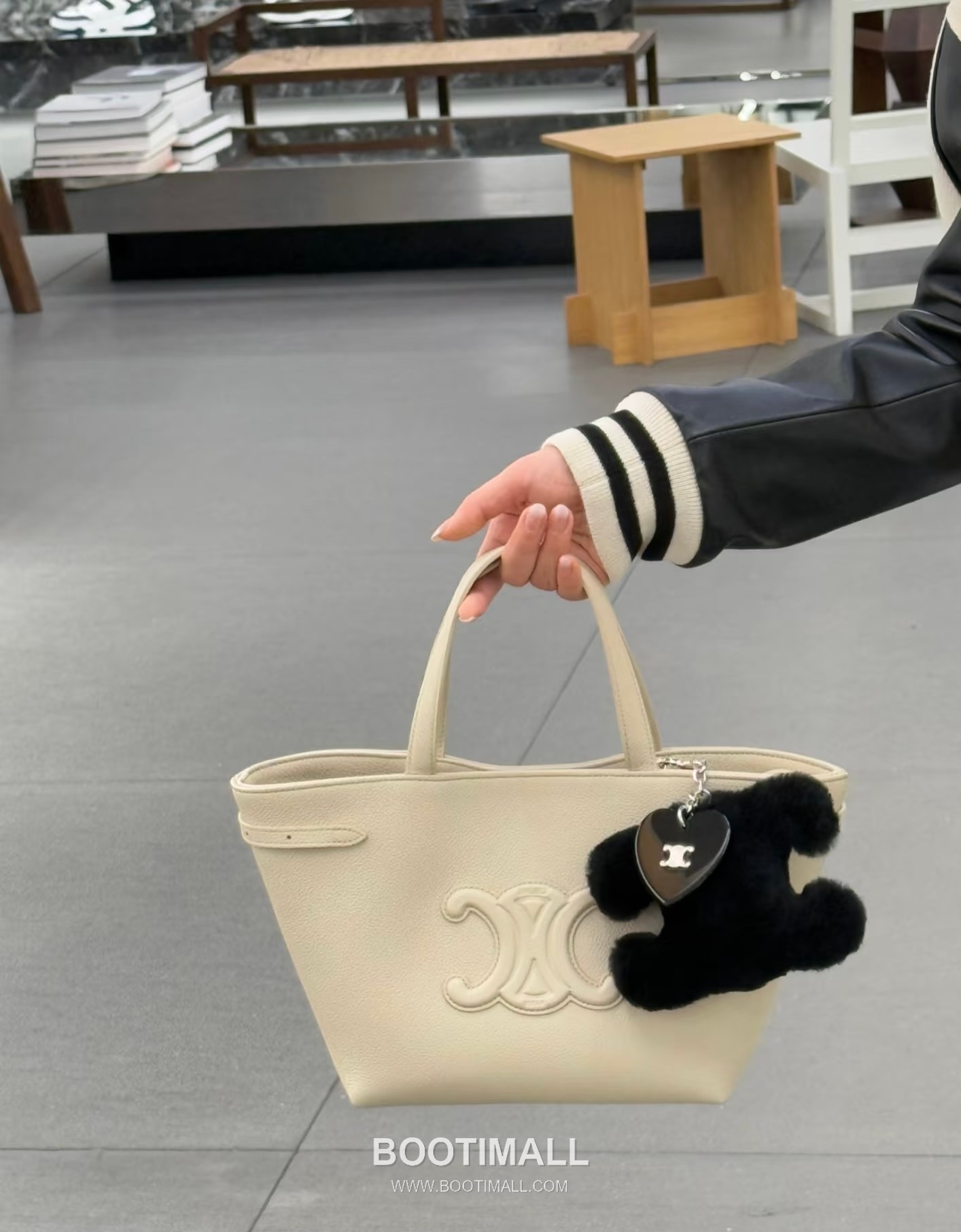 Celine Cabas Anais Grained Calfskin Mini Tote Bag 118613 셀린느 카바스 아나이스 그레인 카프스킨 미니 토트 크로스백 21cm 5