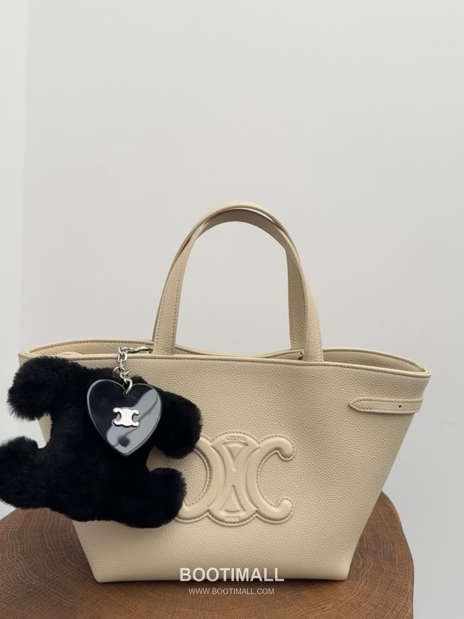 Celine Cabas Anais Grained Calfskin Mini Tote Bag 118613 셀린느 카바스 아나이스 그레인 카프스킨 미니 토트 크로스백 21cm 6