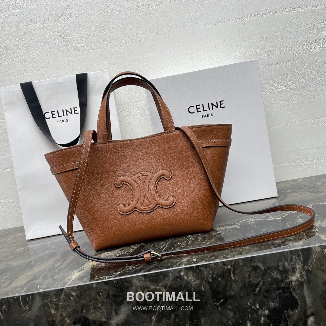 Celine Cabas Anais Grained Calfskin Mini Tote Bag 118613 셀린느 카바스 아나이스 그레인 카프스킨 미니 토트 크로스백 21cm 1