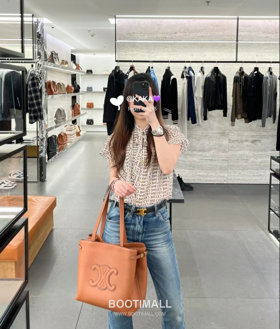 Celine Cabas Anaïs Grained Calfskin Large Tote Bag 116853ENY.04LU 셀린느 카바스 아나이스 그레인 카프스킨 라지 토트백 54cm 4