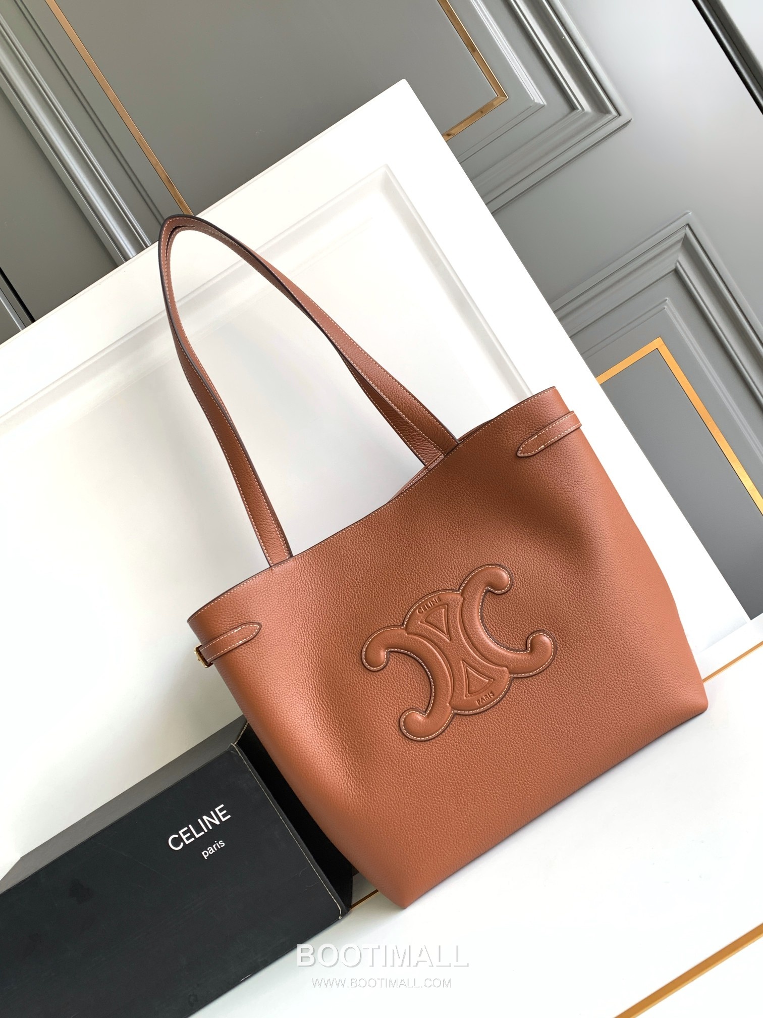 Celine Cabas Anaïs Grained Calfskin Large Tote Bag 116853ENY.04LU 셀린느 카바스 아나이스 그레인 카프스킨 라지 토트백 54cm 10