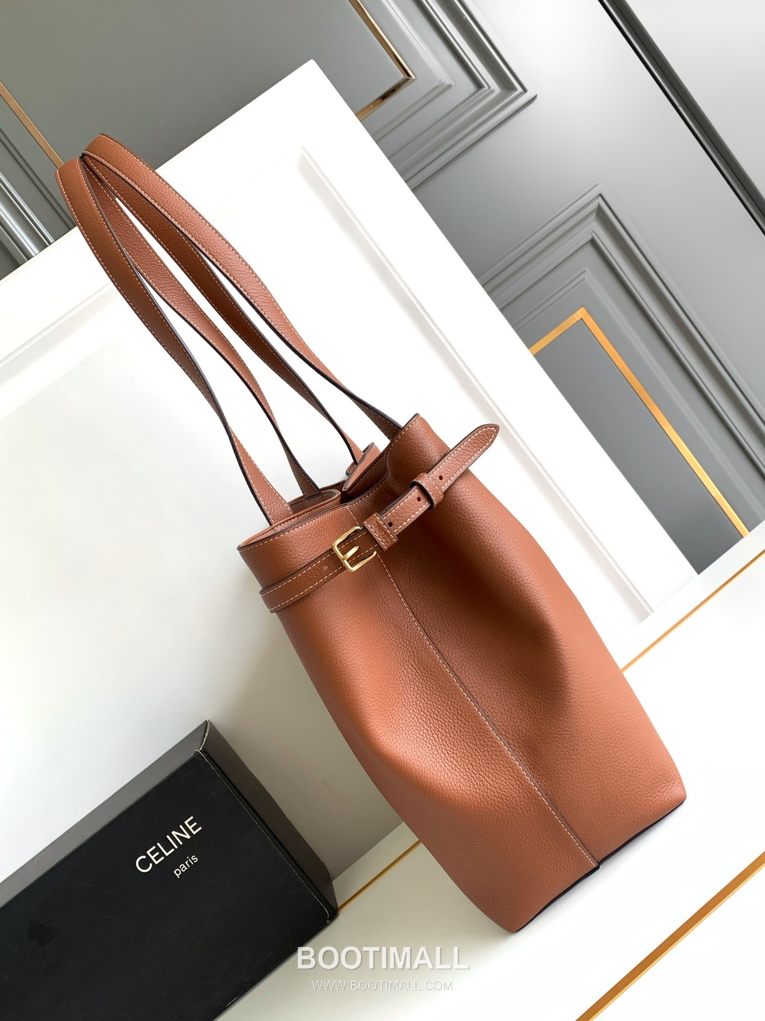 Celine Cabas Anaïs Grained Calfskin Large Tote Bag 116853ENY.04LU 셀린느 카바스 아나이스 그레인 카프스킨 라지 토트백 54cm 11