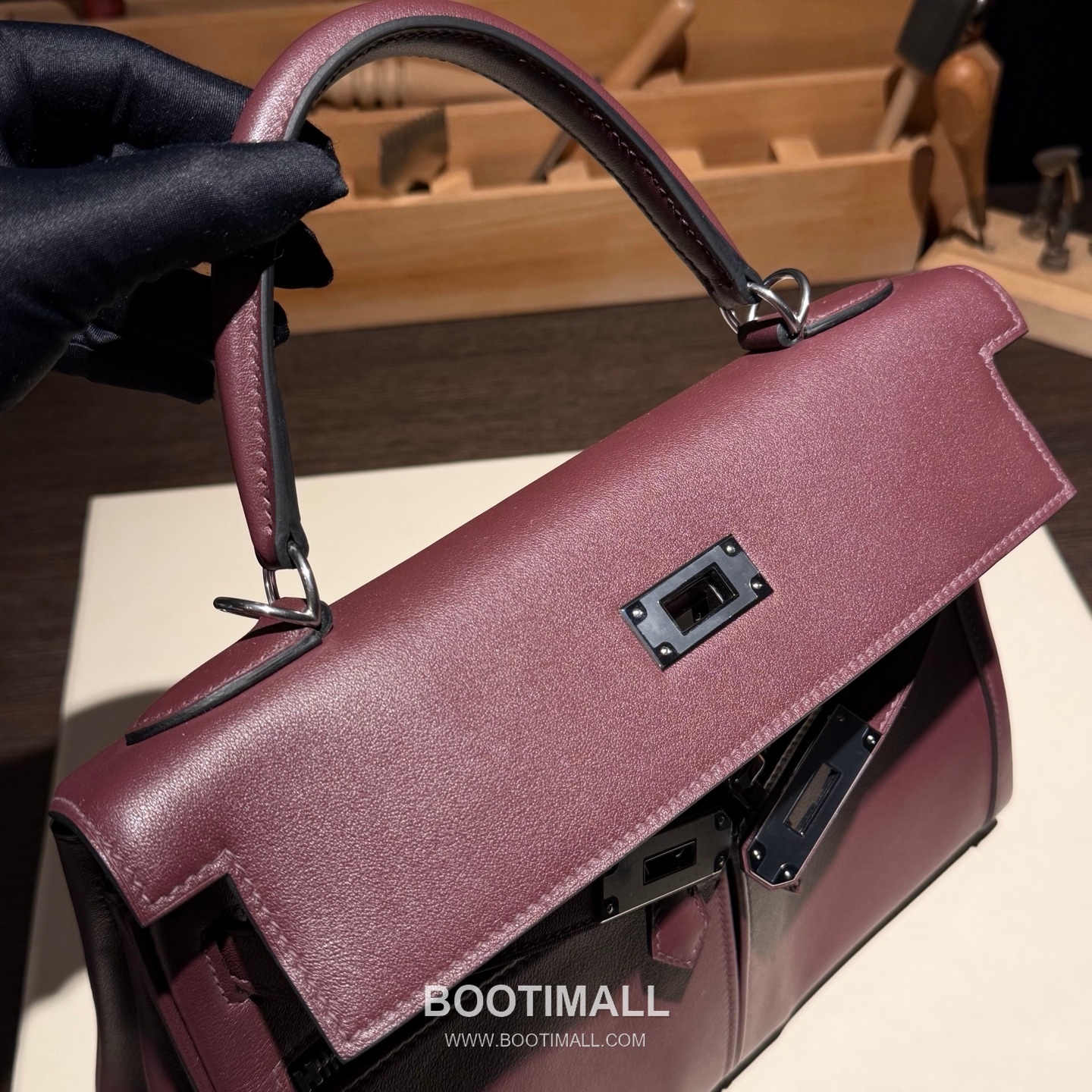 Hermès Kelly Lakis Swift Leather Double Zip Bag 28 에르메스 켈리 라키스 스위프트 레더 더블 지퍼 숄더백 28cm 10