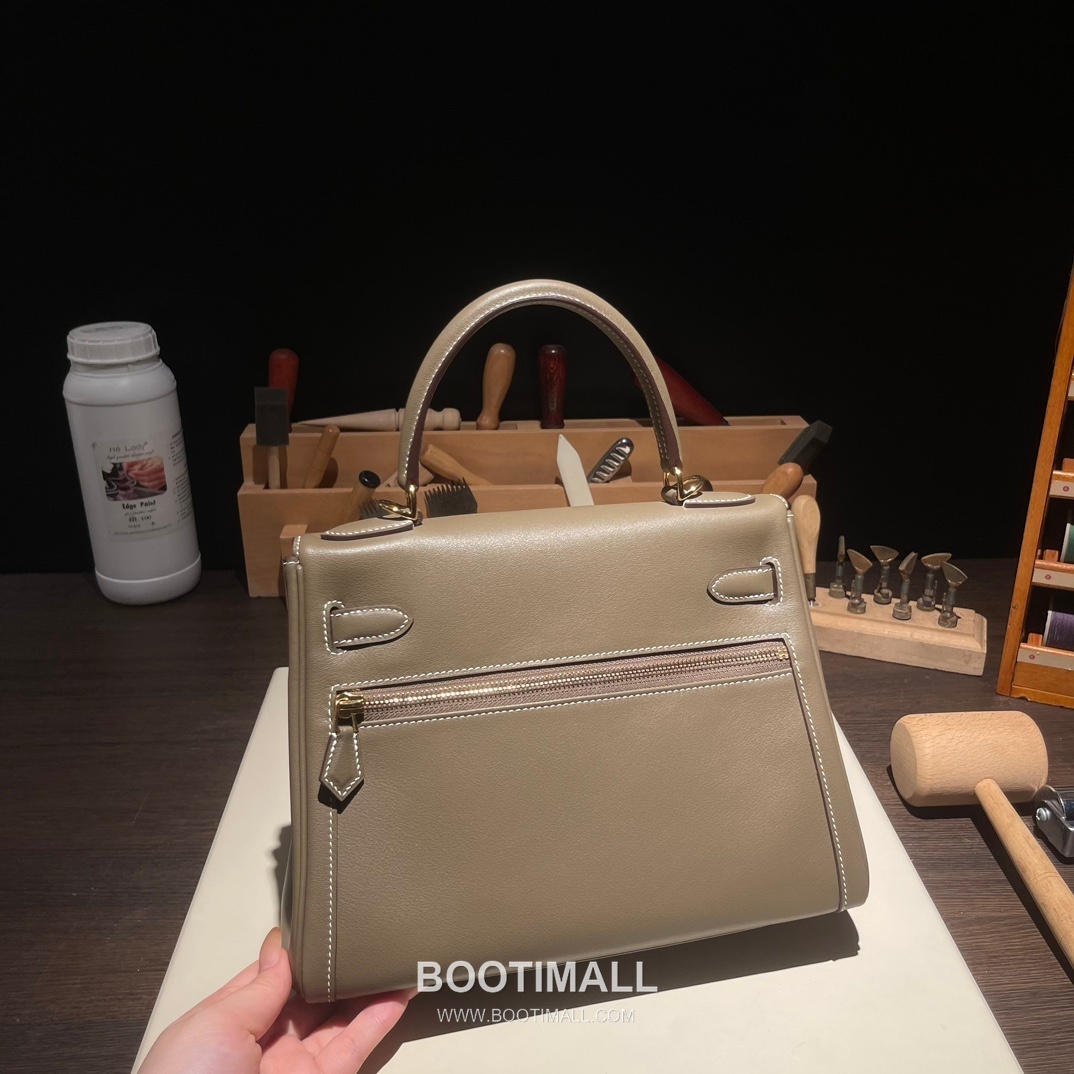 Hermès Kelly Lakis Swift Leather Double Zip Bag 28 에르메스 켈리 라키스 스위프트 레더 더블 지퍼 숄더백 28cm 8
