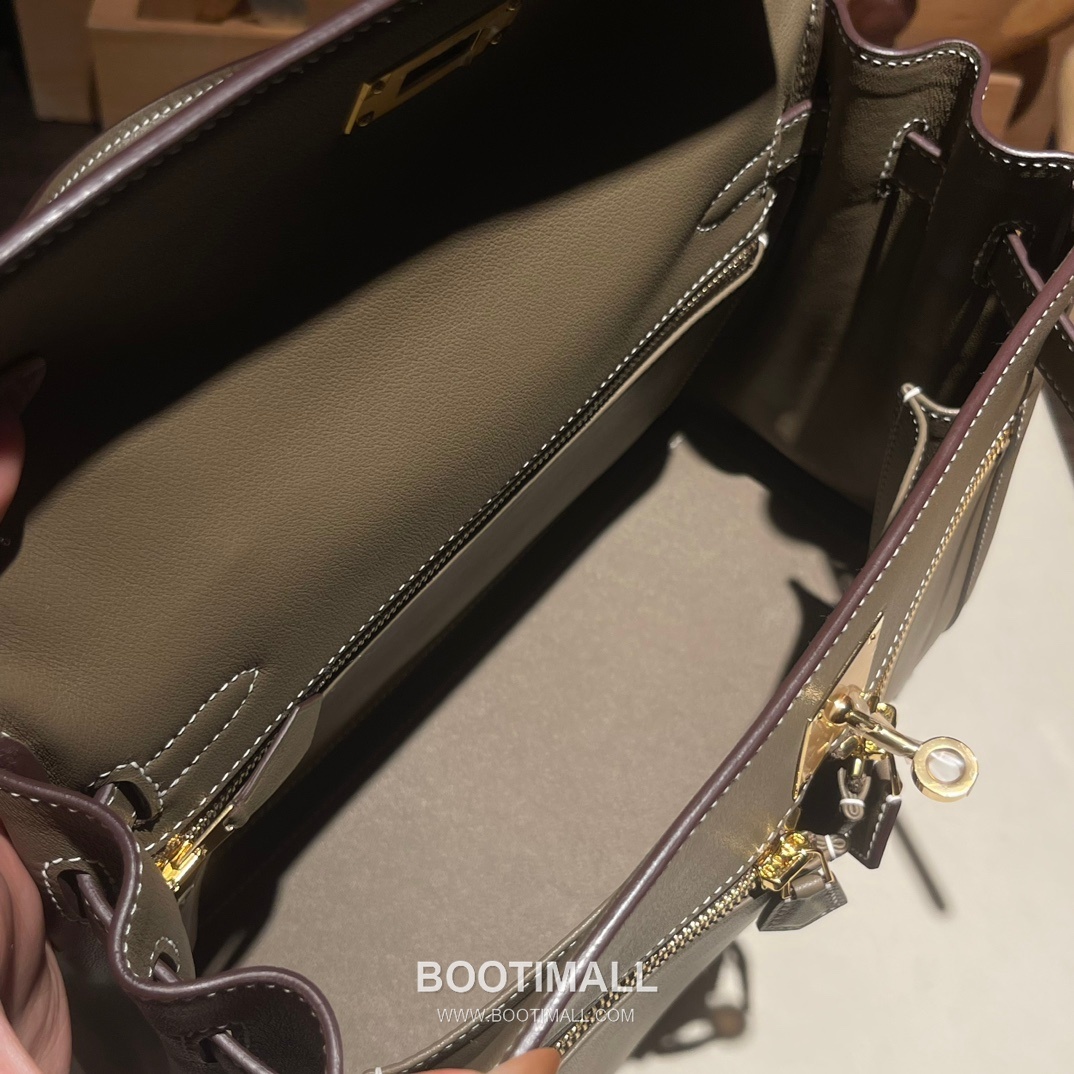 Hermès Kelly Lakis Swift Leather Double Zip Bag 28 에르메스 켈리 라키스 스위프트 레더 더블 지퍼 숄더백 28cm 10