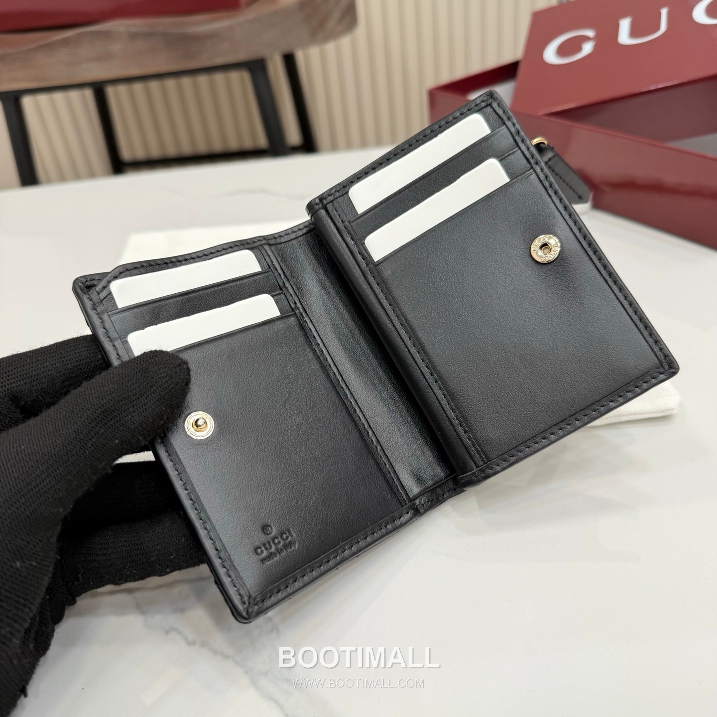 Gucci GG Marmont Quilted Leather Card Holder Wallet 773427 구찌 GG 마몬트 퀼팅 레더 카드지갑 11cm 10