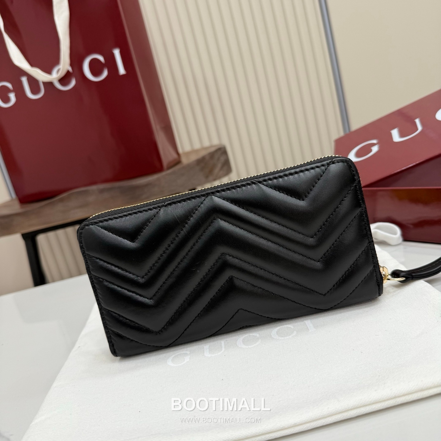 Gucci GG Marmont Quilted Leather Zip Around Wallet 443123 구찌 GG 마몬트 퀼팅 레더 집어라운드 장지갑 19cm 4