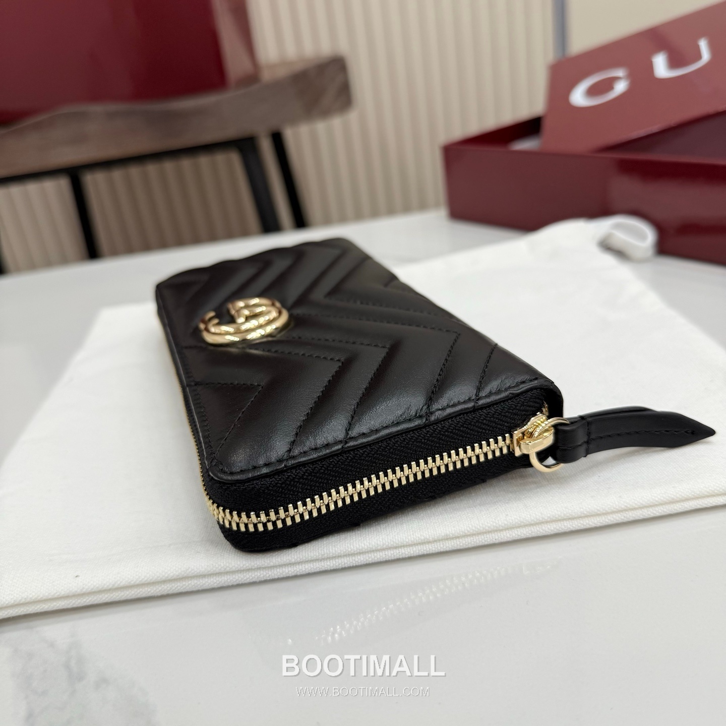 Gucci GG Marmont Quilted Leather Zip Around Wallet 443123 구찌 GG 마몬트 퀼팅 레더 집어라운드 장지갑 19cm 5