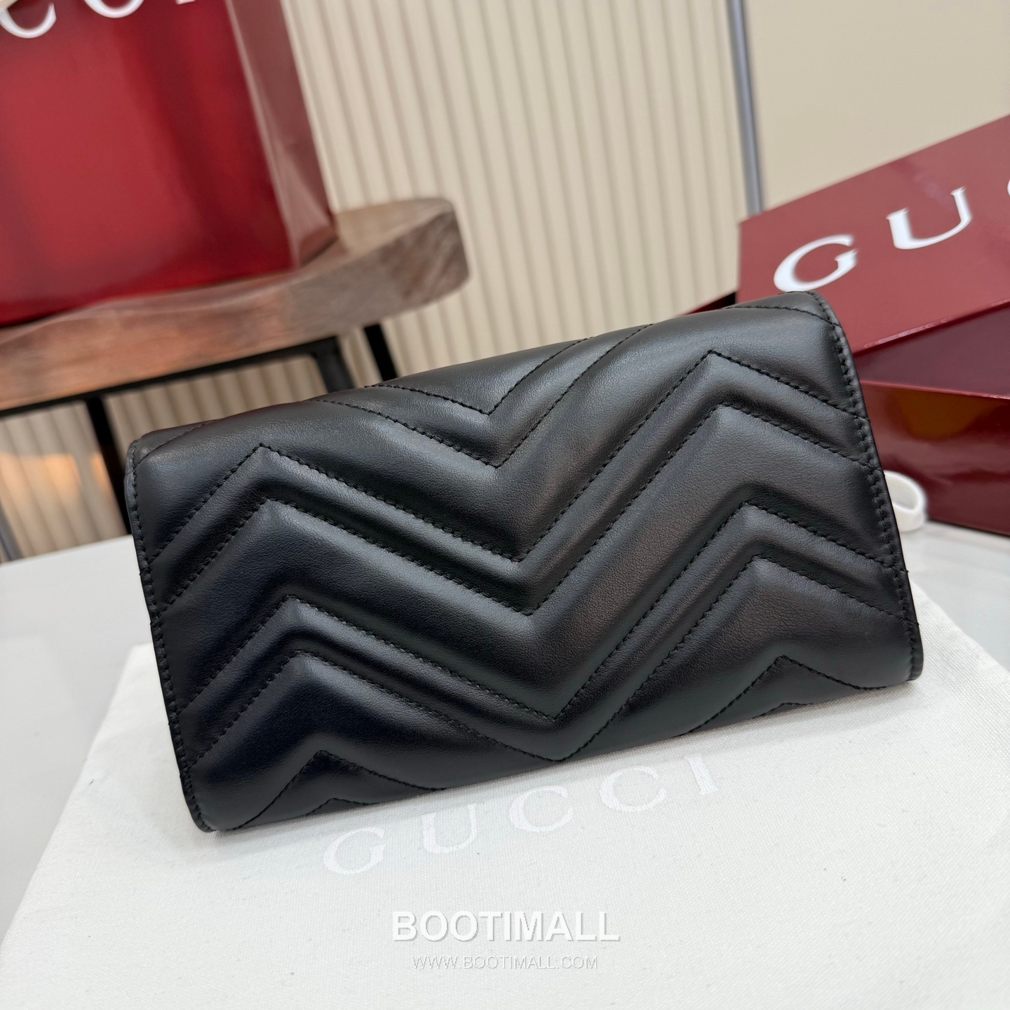 Gucci GG Marmont Quilted Leather Flap Long Wallet 443436 구찌 GG 마몬트 퀼팅 레더 플랩 장지갑 19cm 4
