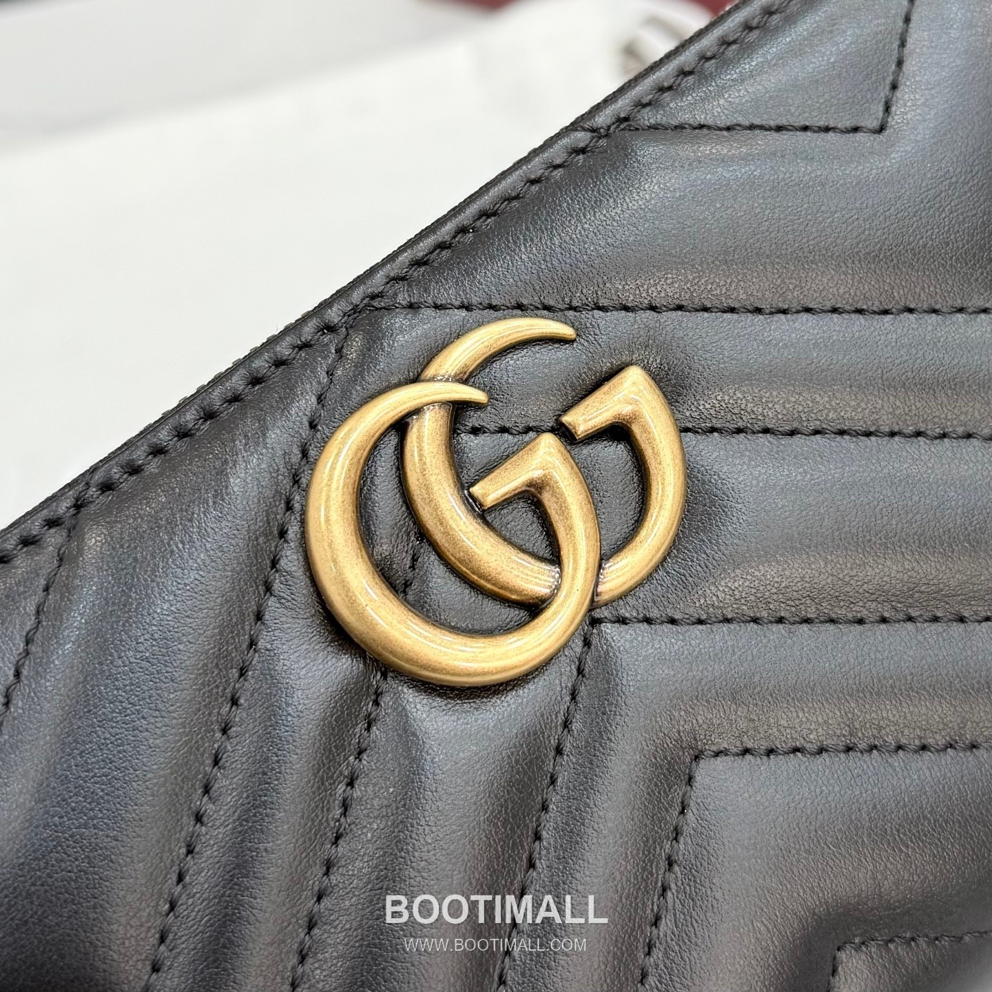 Gucci GG Marmont Quilted Leather Zip Around Wallet 443123 구찌 GG 마몬트 퀼팅 레더 집어라운드 장지갑 골드 하드웨어 19cm 7