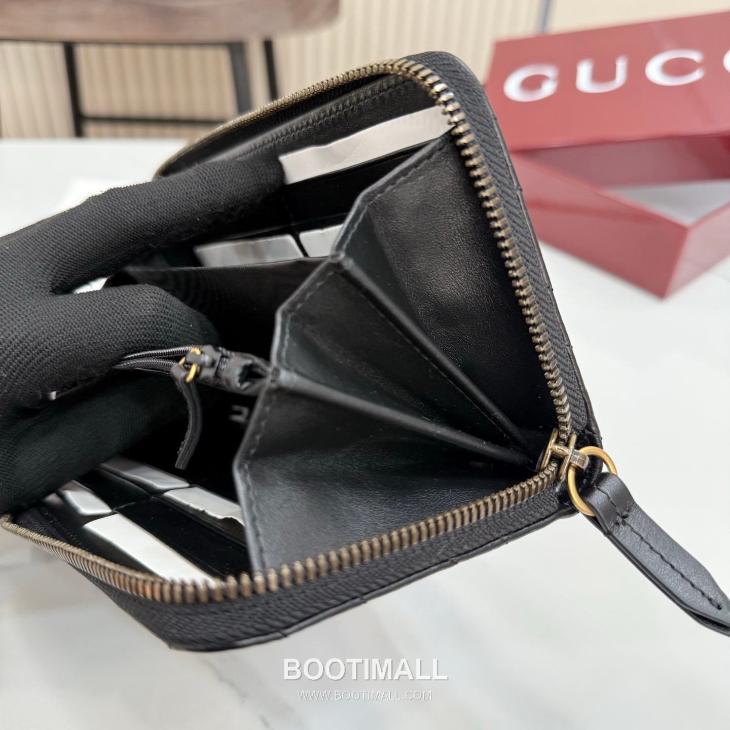 Gucci GG Marmont Quilted Leather Zip Around Wallet 443123 구찌 GG 마몬트 퀼팅 레더 집어라운드 장지갑 골드 하드웨어 19cm 8