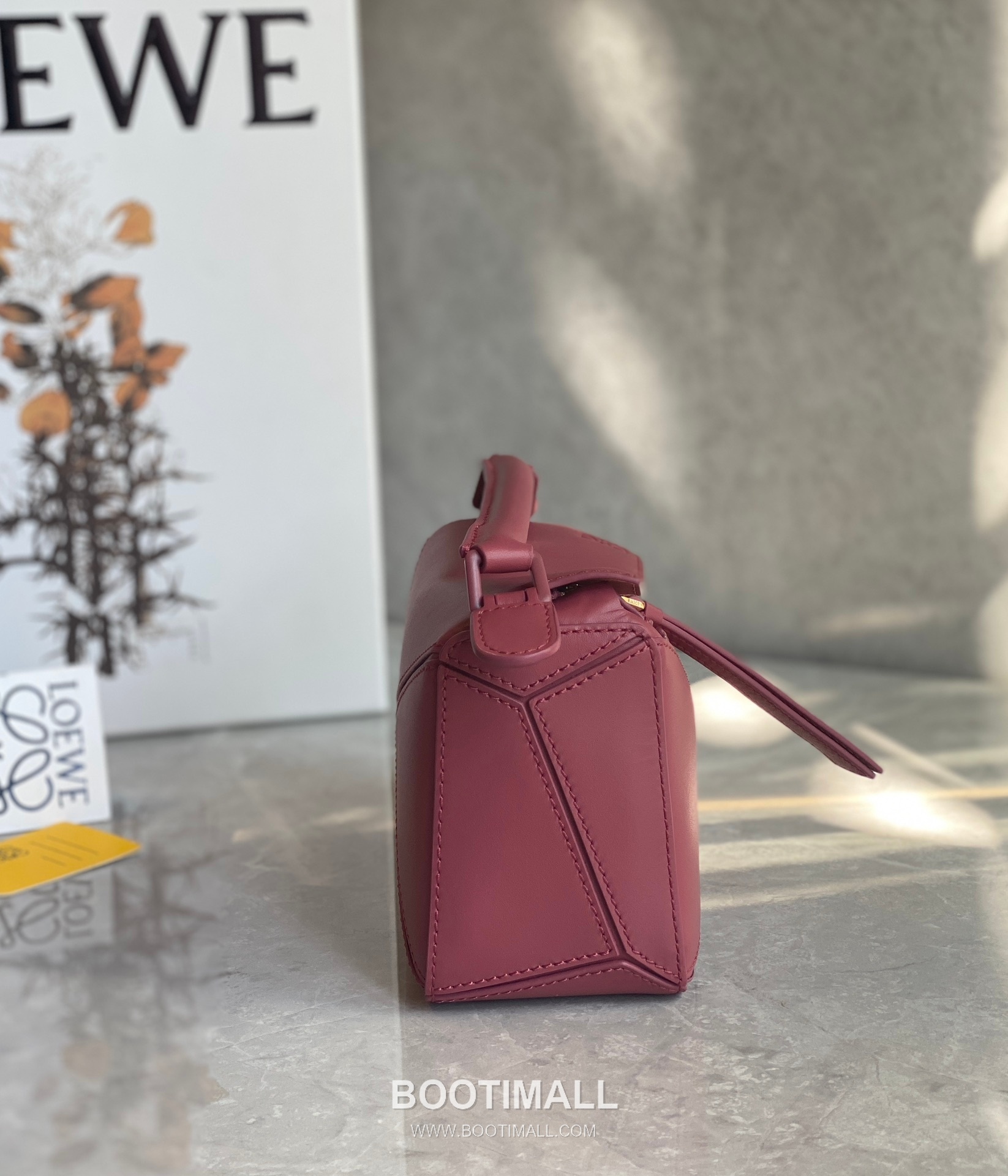 Loewe Puzzle Satin Calfskin Leather Mini Shoulder Bag ID10173 B 로에베 퍼즐 새틴 카프스킨 레더 미니 숄더 크로스백 18cm 10