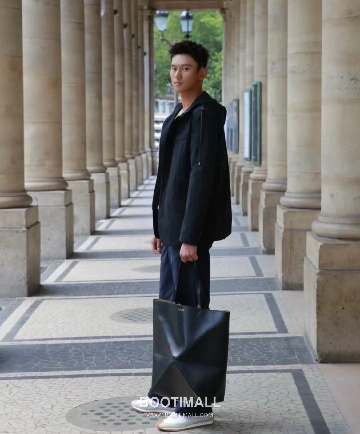 Loewe Puzzle Fold Glossy Calfskin Leather Large Tote Bag 1761 로에베 퍼즐 폴드 글로시 카프스킨 레더 라지 토트백 42cm 3