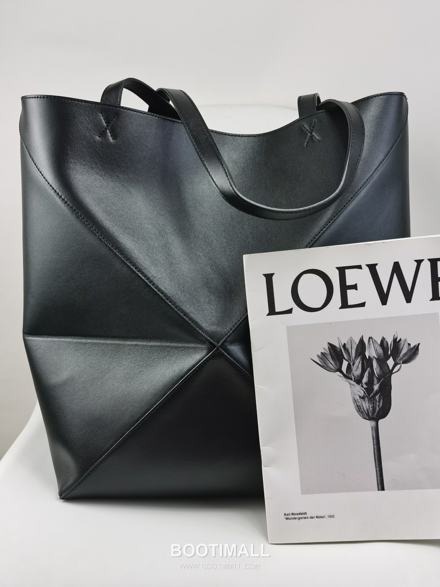 Loewe Puzzle Fold Glossy Calfskin Leather Large Tote Bag 1761 로에베 퍼즐 폴드 글로시 카프스킨 레더 라지 토트백 42cm 6