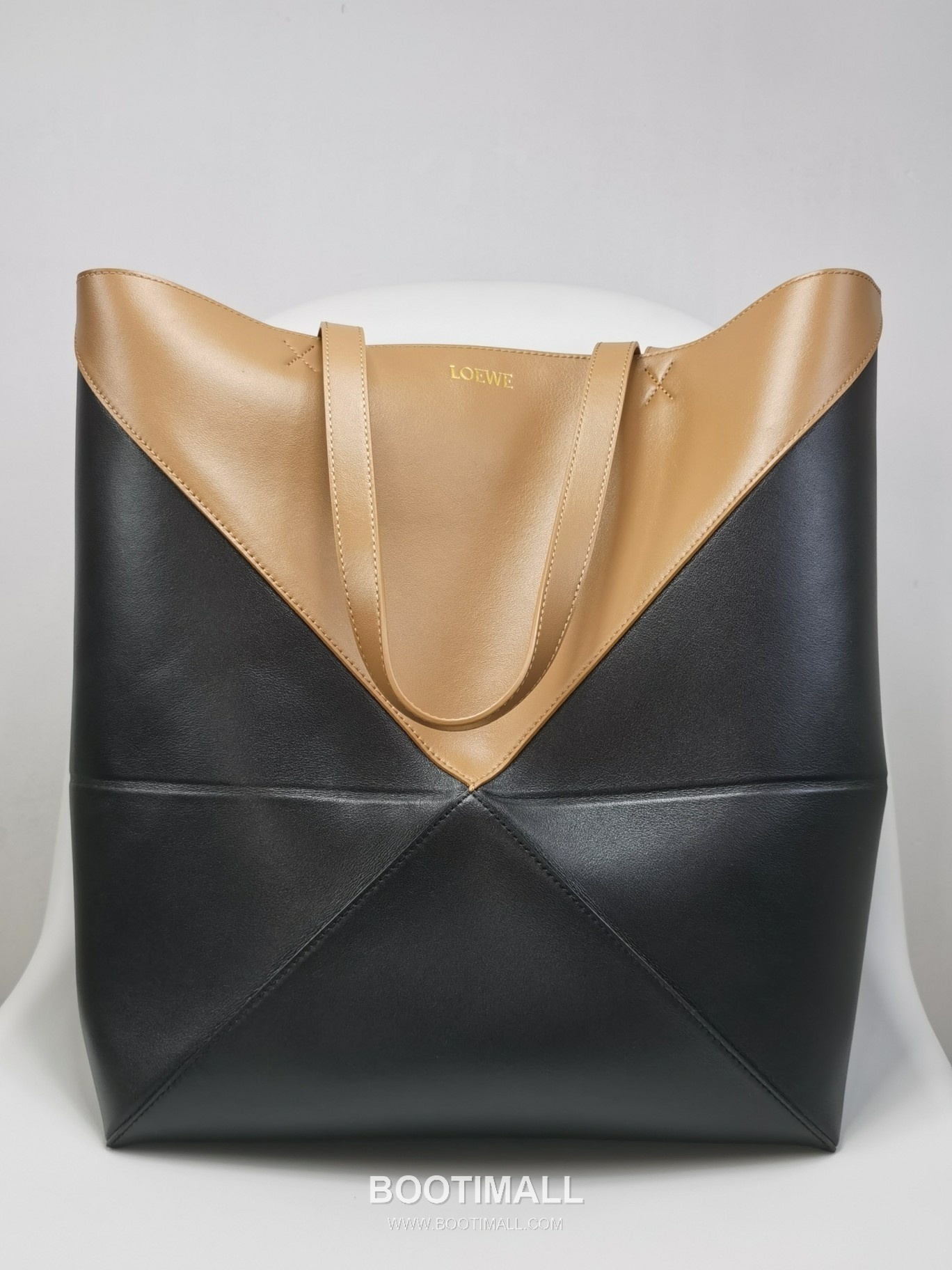 Loewe Puzzle Fold Glossy Calfskin Leather Large Tote Bag 1761 로에베 퍼즐 폴드 글로시 카프스킨 레더 라지 토트백 42cm 1