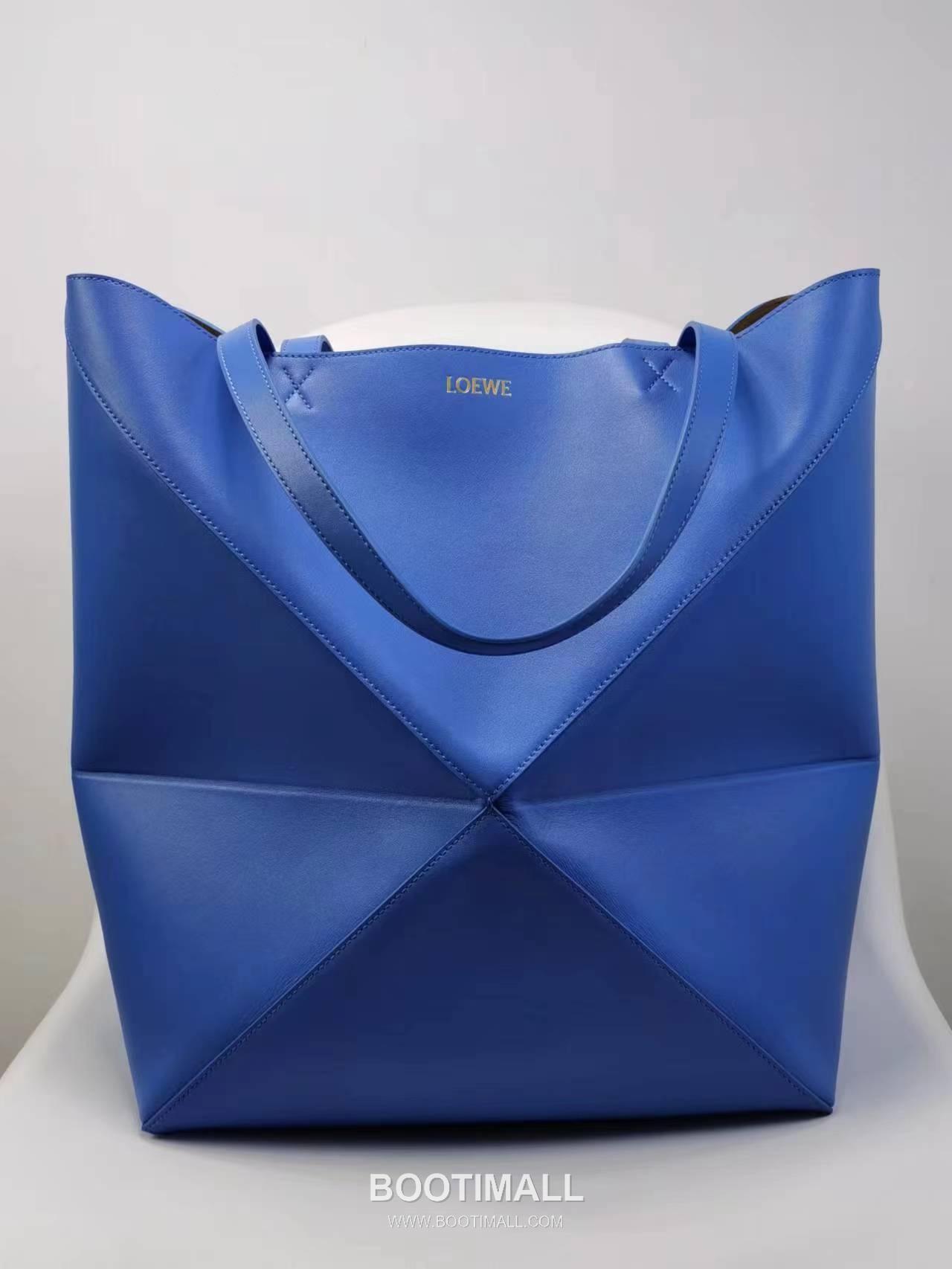 Loewe Puzzle Fold Glossy Calfskin Leather Large Tote Bag 1761 로에베 퍼즐 폴드 글로시 카프스킨 레더 라지 토트백 42cm 1