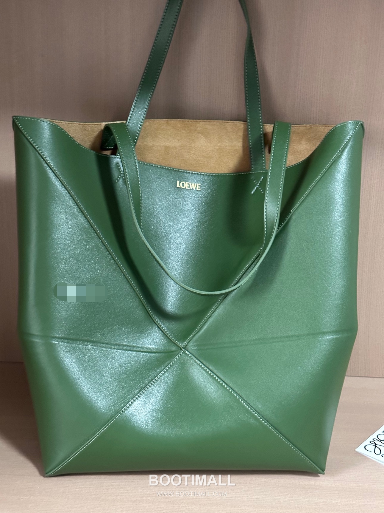 Loewe Puzzle Fold Glossy Calfskin Leather Large Tote Bag 1761 로에베 퍼즐 폴드 글로시 카프스킨 레더 라지 토트백 42cm 2