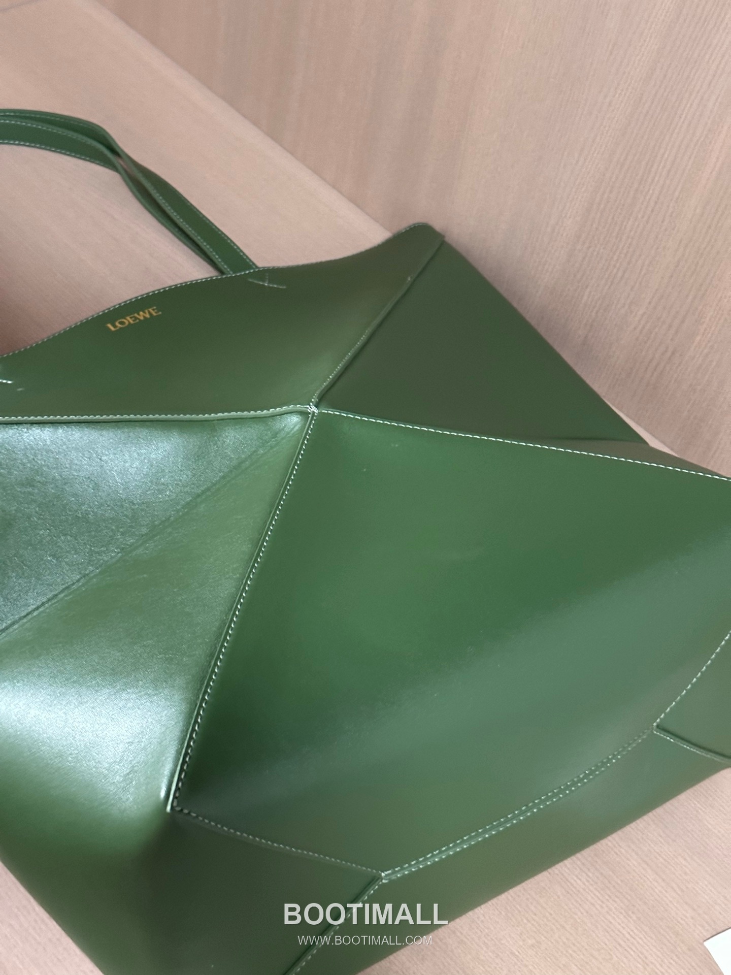 Loewe Puzzle Fold Glossy Calfskin Leather Large Tote Bag 1761 로에베 퍼즐 폴드 글로시 카프스킨 레더 라지 토트백 42cm 6