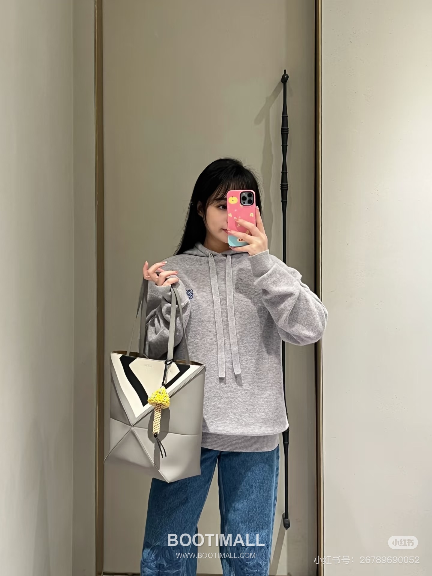 Loewe Puzzle Fold Josef Albers Leather Tote Bag 1762-1 로에베 퍼즐 폴드 요제프 알버스 레더 토트백 31cm 7