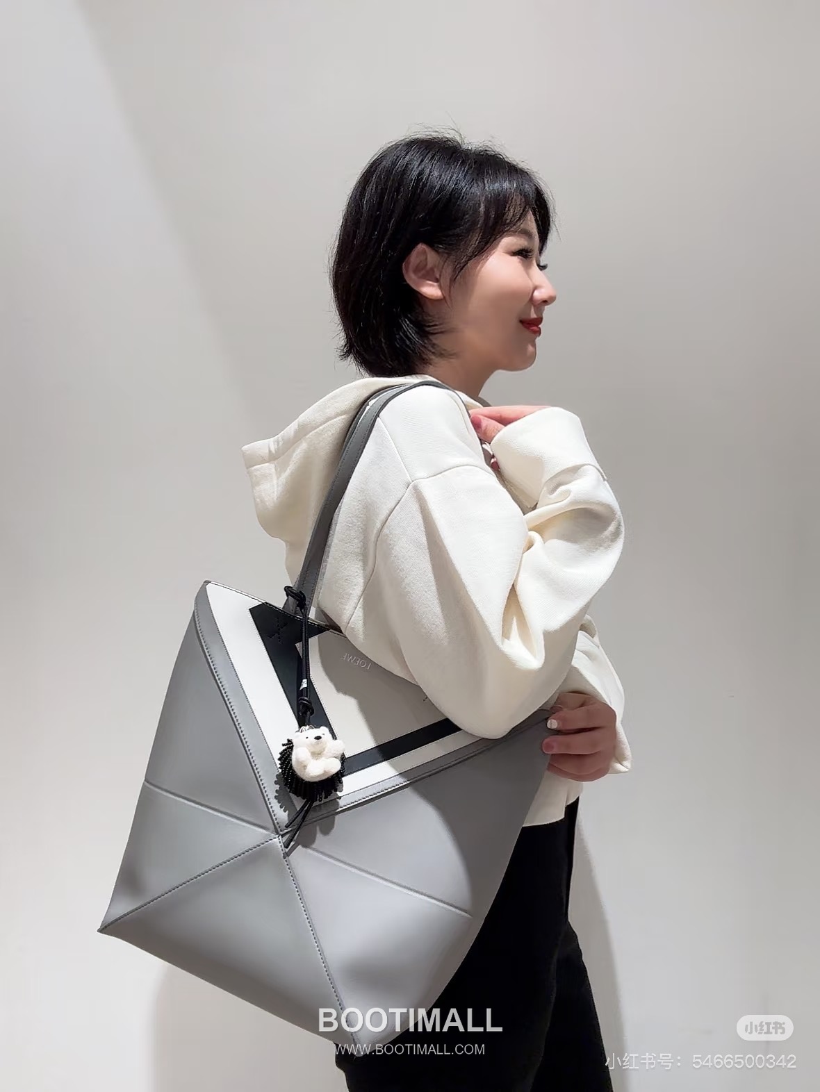 Loewe Puzzle Fold Josef Albers Leather Tote Bag 1762-1 로에베 퍼즐 폴드 요제프 알버스 레더 토트백 31cm 8