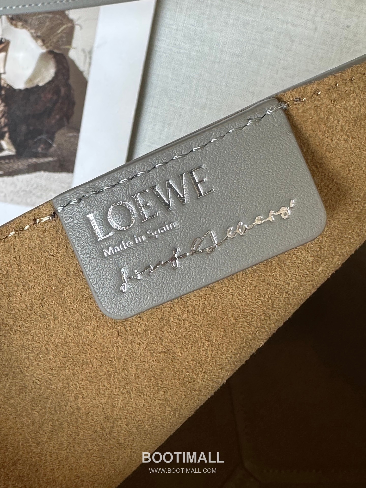 Loewe Puzzle Fold Josef Albers Leather Tote Bag 1762-1 로에베 퍼즐 폴드 요제프 알버스 레더 토트백 31cm 17