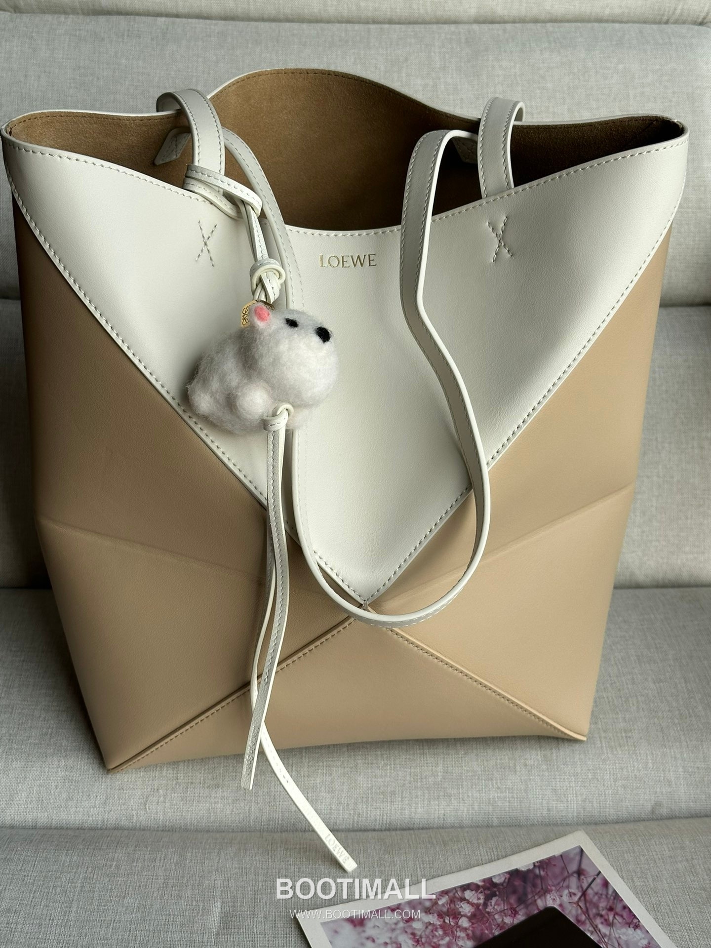 Loewe Puzzle Fold Glossy Calfskin Leather Small Tote Bag 1762 로에베 퍼즐 폴드 글로시 카프스킨 스몰 토트백 31.5cm 2