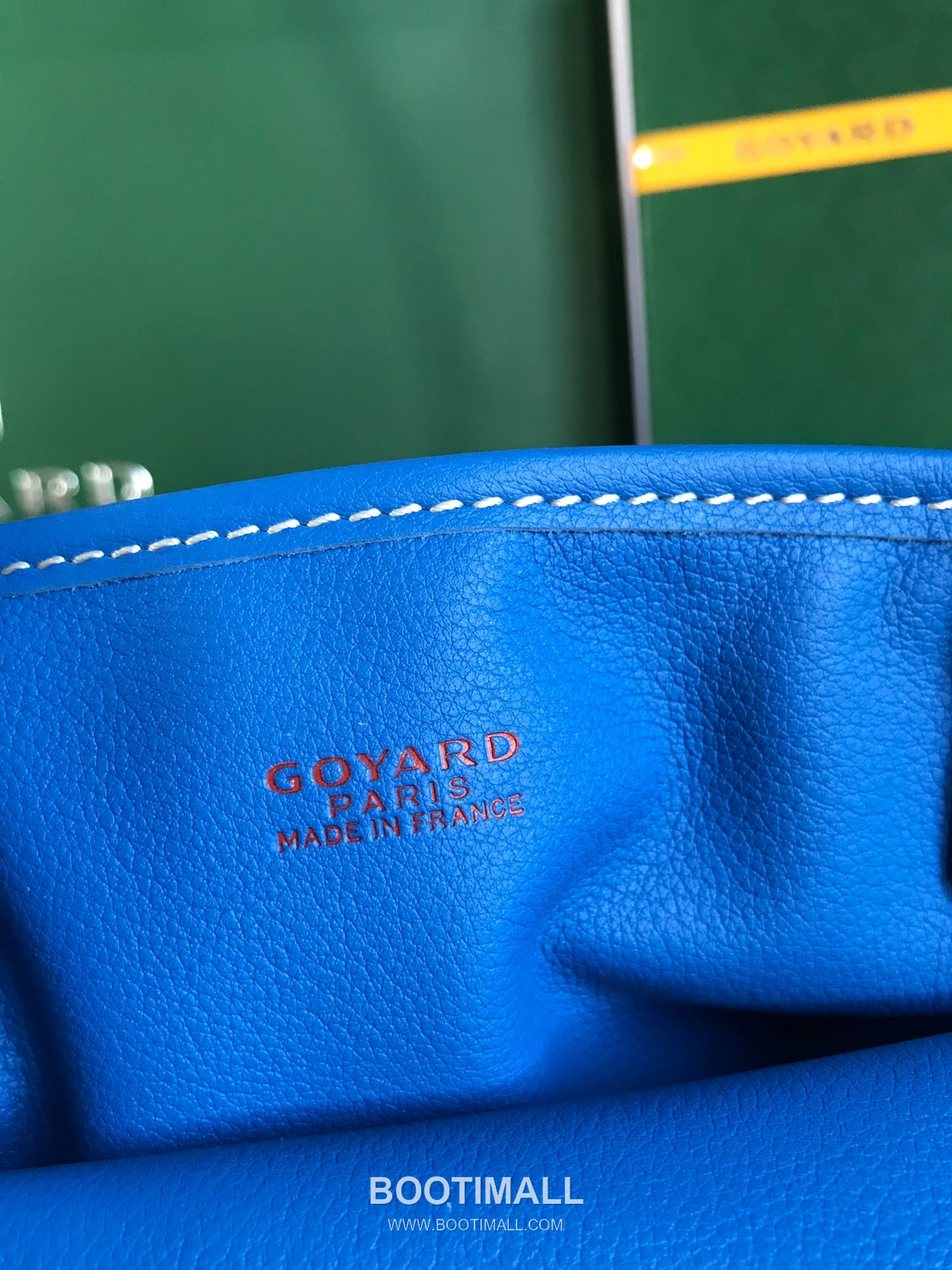 Goyard Saint Louis Mini Goyardine Canvas Leather Tote Bag 020660 고야드 생루이 미니 고야딘 캔버스 레더 토트백 28cm 6
