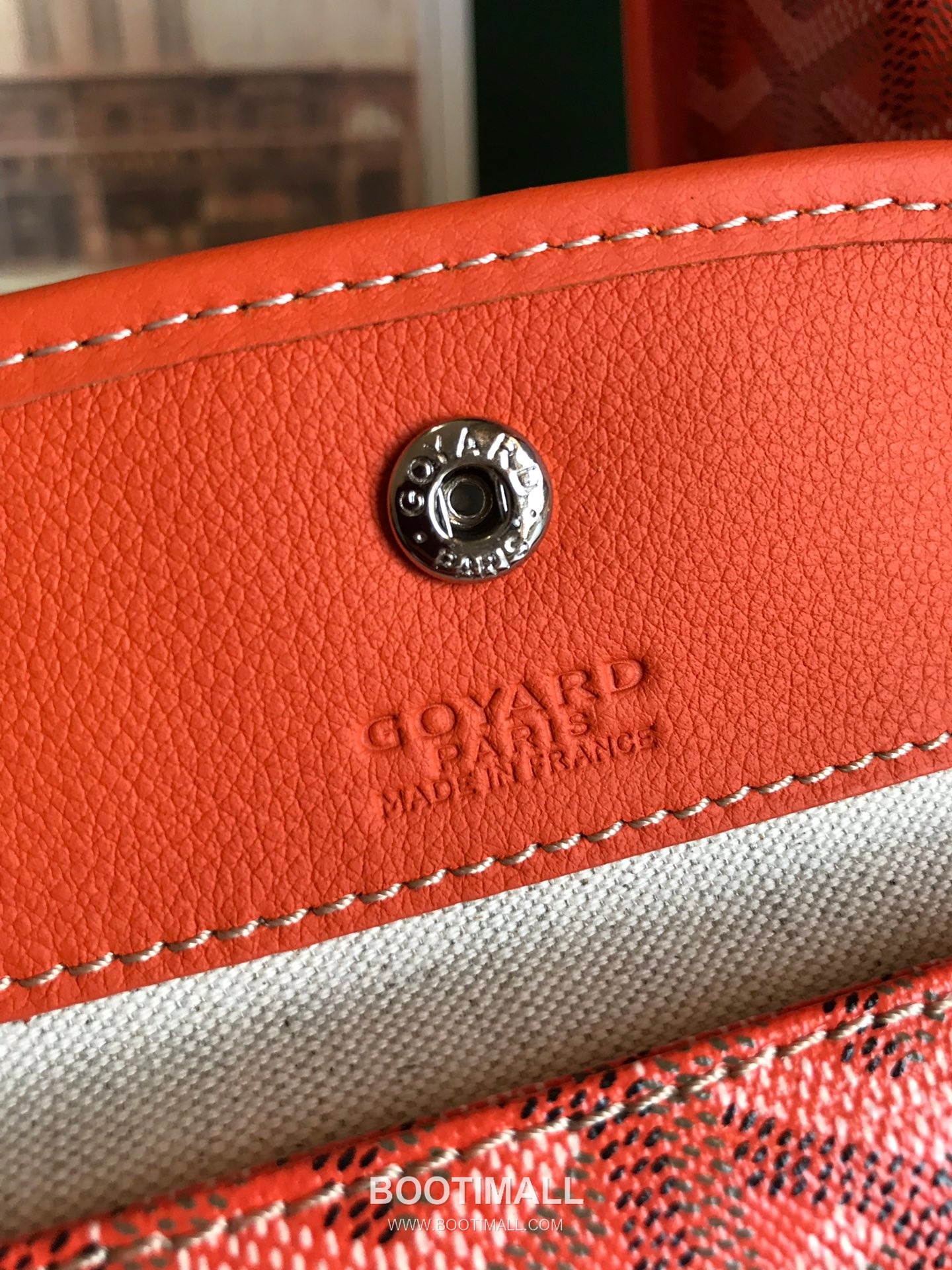 Goyard Saint Louis Mini Goyardine Canvas Leather Tote Bag 020660 고야드 생루이 미니 고야딘 캔버스 레더 토트백 28cm 8