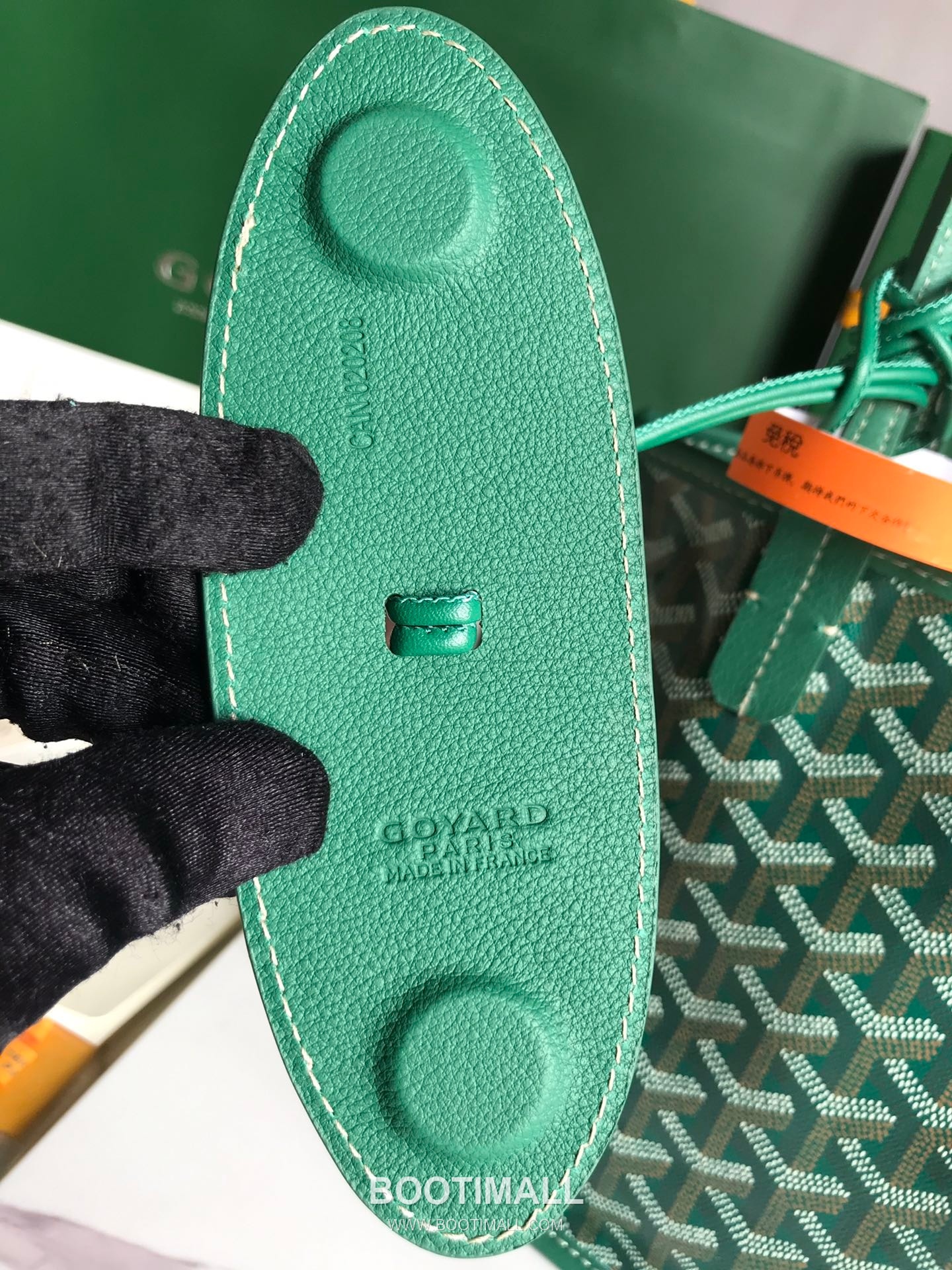 Goyard Saint Louis Mini Goyardine Canvas Leather Tote Bag 020660 고야드 생루이 미니 고야딘 캔버스 레더 토트백 28cm 4