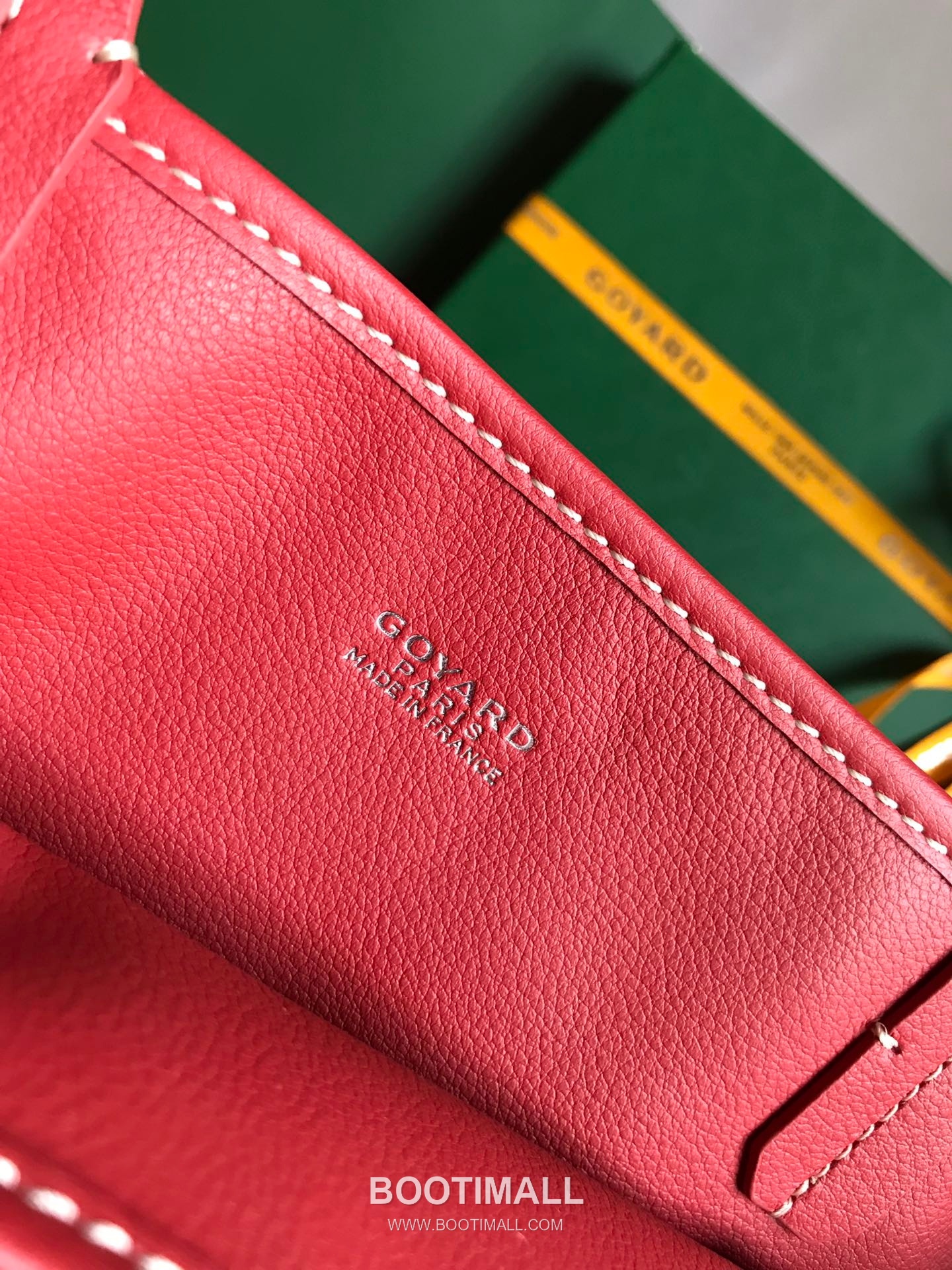 Goyard Saint Louis Mini Goyardine Canvas Leather Tote Bag 020660 고야드 생루이 미니 고야딘 캔버스 레더 토트백 28cm 5