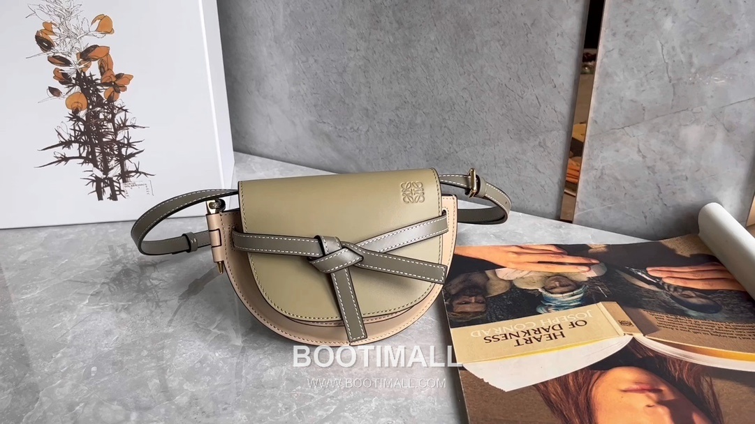 Loewe Mini Gate Dual Calfskin Leather Shoulder Bag 품번 확인 필요 로에베 미니 게이트 듀얼 카프스킨 숄더 크로스백 21cm 1