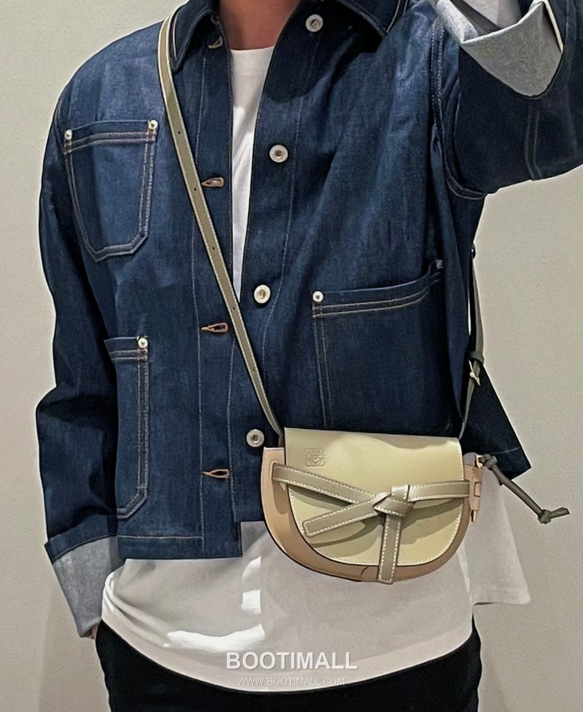 Loewe Mini Gate Dual Calfskin Leather Shoulder Bag 품번 확인 필요 로에베 미니 게이트 듀얼 카프스킨 숄더 크로스백 21cm 12