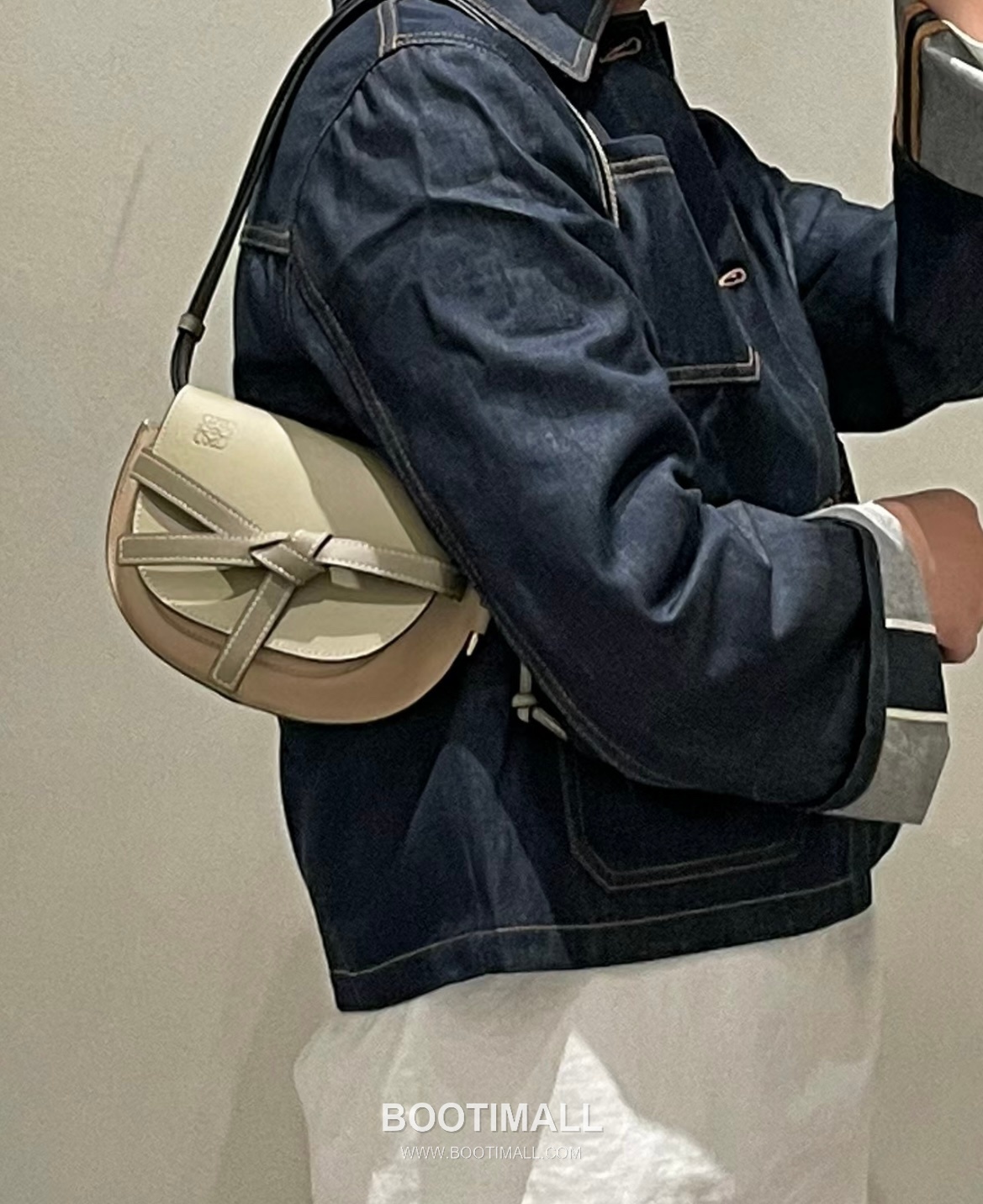 Loewe Mini Gate Dual Calfskin Leather Shoulder Bag 품번 확인 필요 로에베 미니 게이트 듀얼 카프스킨 숄더 크로스백 21cm 13