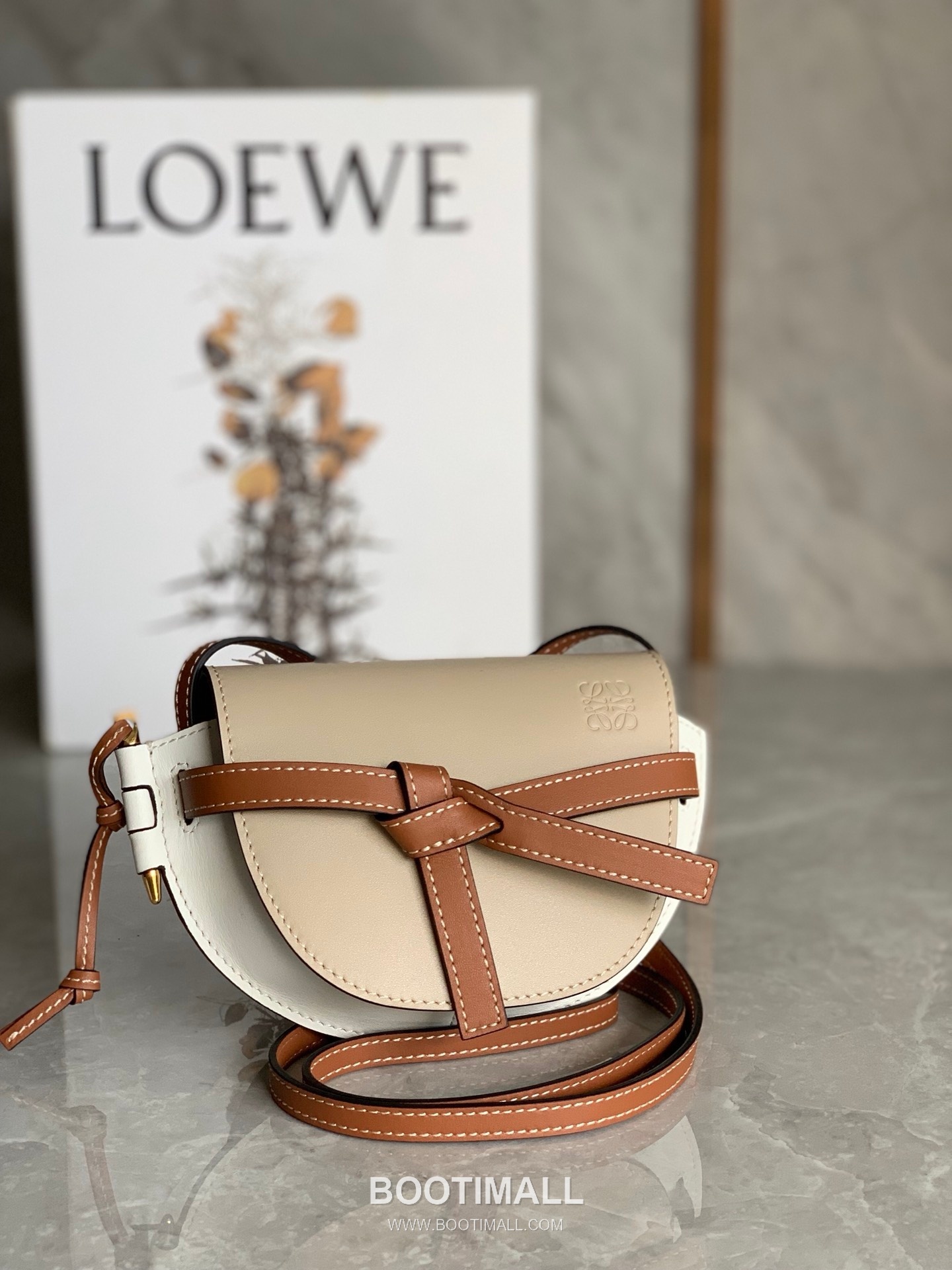 Loewe Mini Gate Dual Calfskin Leather Shoulder Bag 품번 확인 필요 로에베 미니 게이트 듀얼 카프스킨 숄더 크로스백 21cm 10