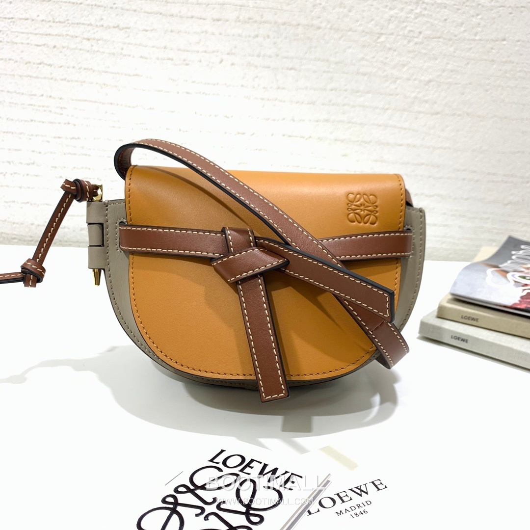 Loewe Mini Gate Dual Calfskin Leather Shoulder Bag 품번 확인 필요 로에베 미니 게이트 듀얼 카프스킨 숄더 크로스백 21cm 10