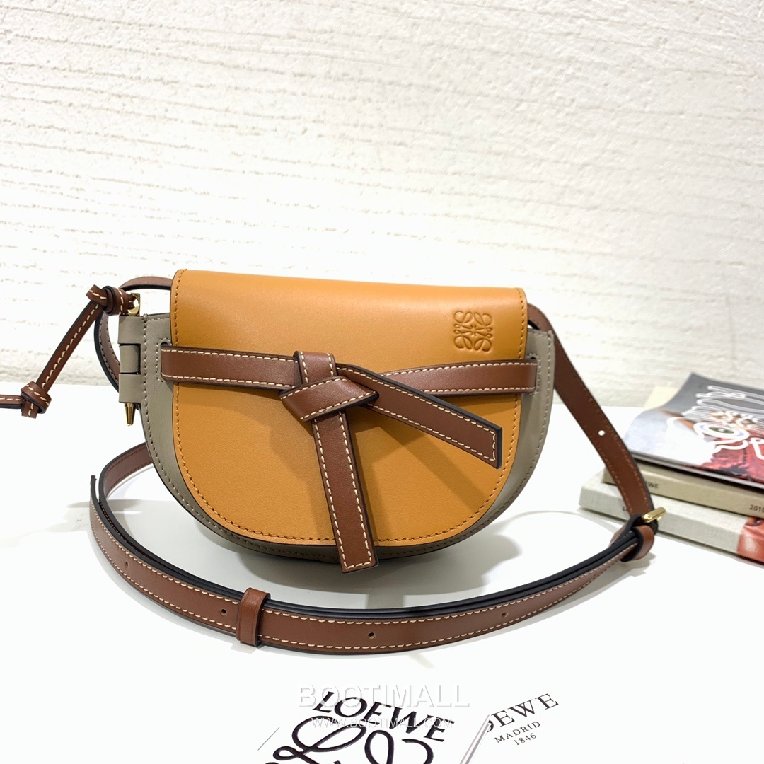 Loewe Mini Gate Dual Calfskin Leather Shoulder Bag 품번 확인 필요 로에베 미니 게이트 듀얼 카프스킨 숄더 크로스백 21cm 11