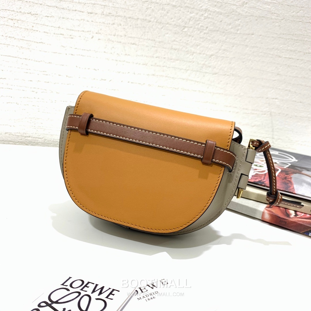 Loewe Mini Gate Dual Calfskin Leather Shoulder Bag 품번 확인 필요 로에베 미니 게이트 듀얼 카프스킨 숄더 크로스백 21cm 14