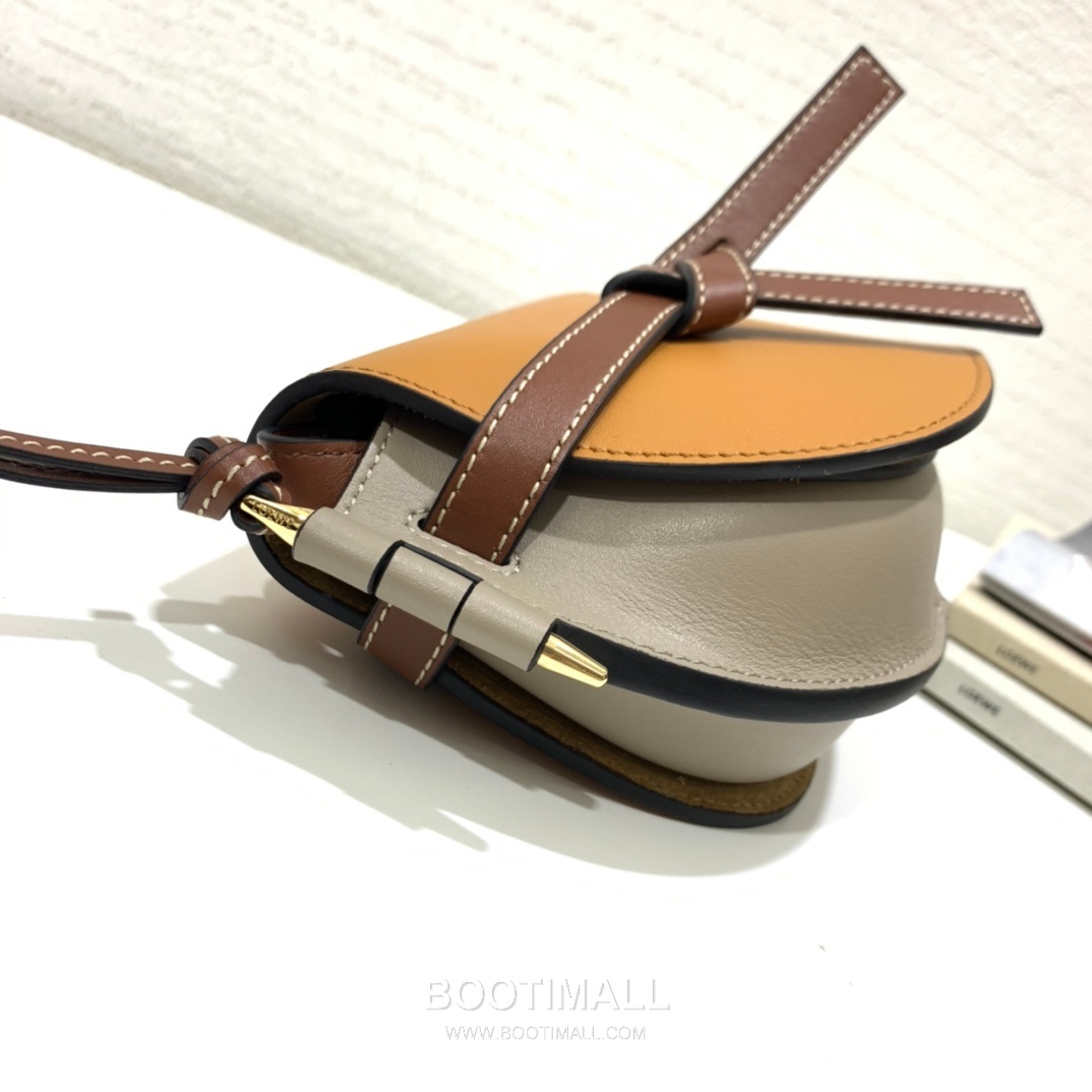 Loewe Mini Gate Dual Calfskin Leather Shoulder Bag 품번 확인 필요 로에베 미니 게이트 듀얼 카프스킨 숄더 크로스백 21cm 16