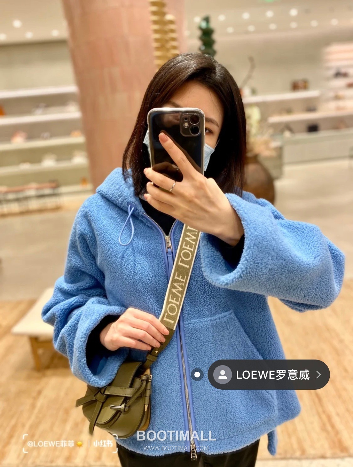 Loewe Mini Gate Dual Calfskin Leather Embroidered Strap Shoulder Bag 10121 로에베 미니 게이트 듀얼 카프스킨 자수 스트랩 숄더 크로스백 21cm 2