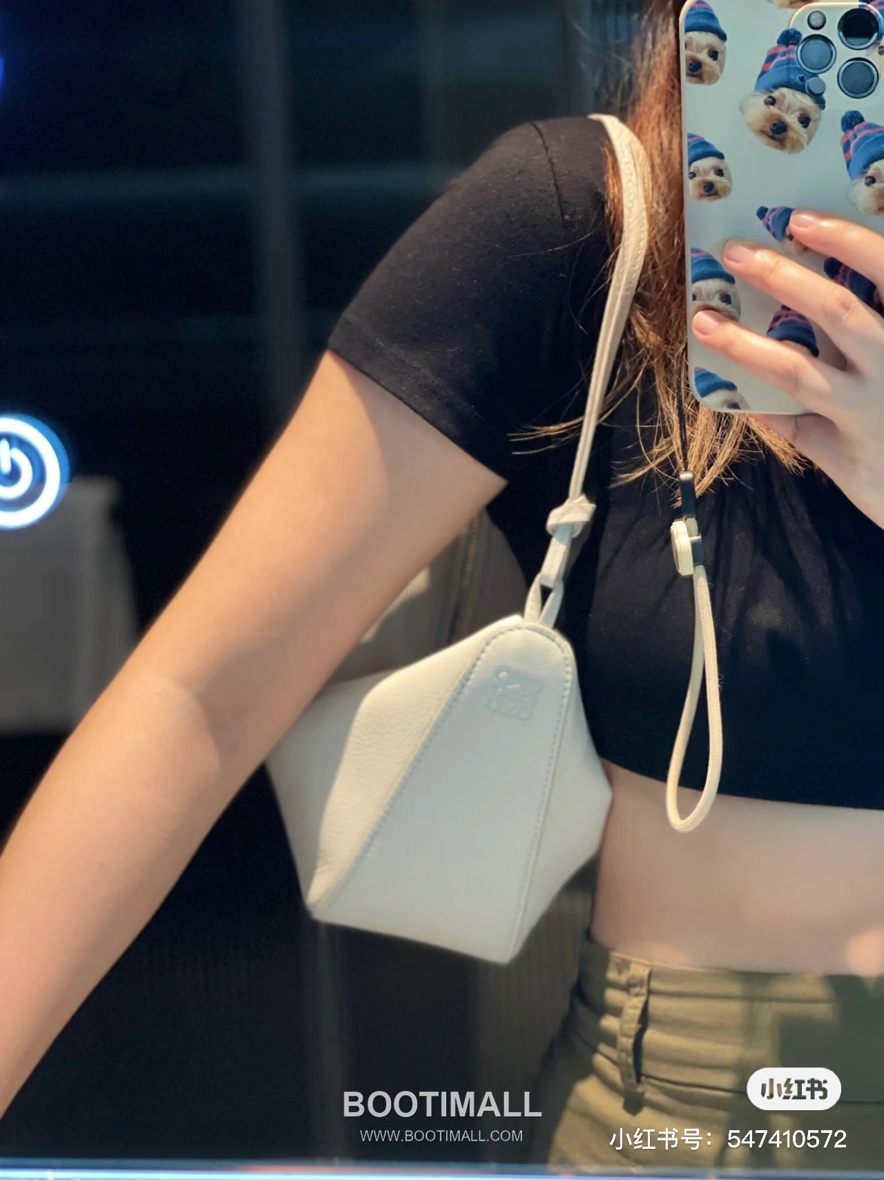 Loewe Hammock Calfskin Leather Hobo Shoulder Bag 263317 로에베 해먹 카프스킨 레더 호보 숄더 크로스백 28cm 3