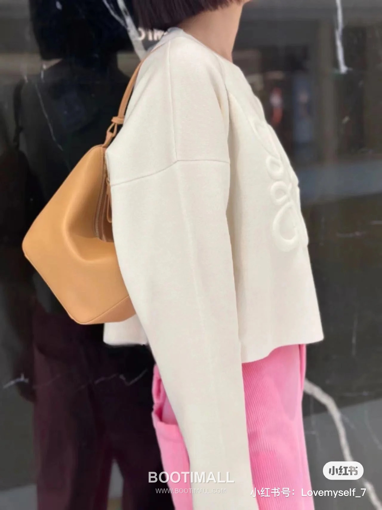 Loewe Hammock Calfskin Leather Hobo Shoulder Bag 263317 로에베 해먹 카프스킨 레더 호보 숄더 크로스백 28cm 6