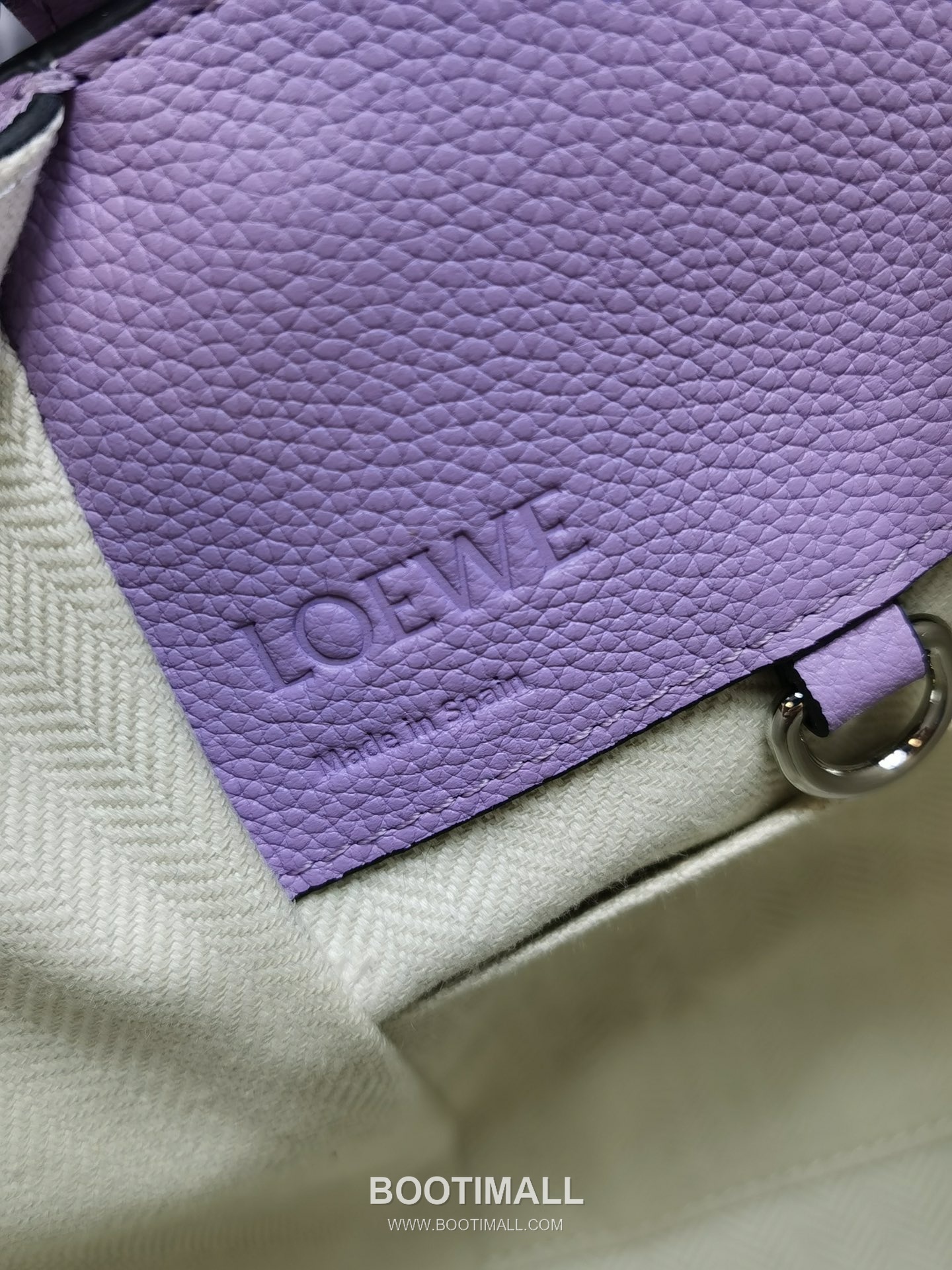 Loewe Hammock Compact Grained Calfskin Leather Shoulder Bag 8047 로에베 해먹 컴팩트 그레인 카프스킨 숄더 크로스백 20cm 9